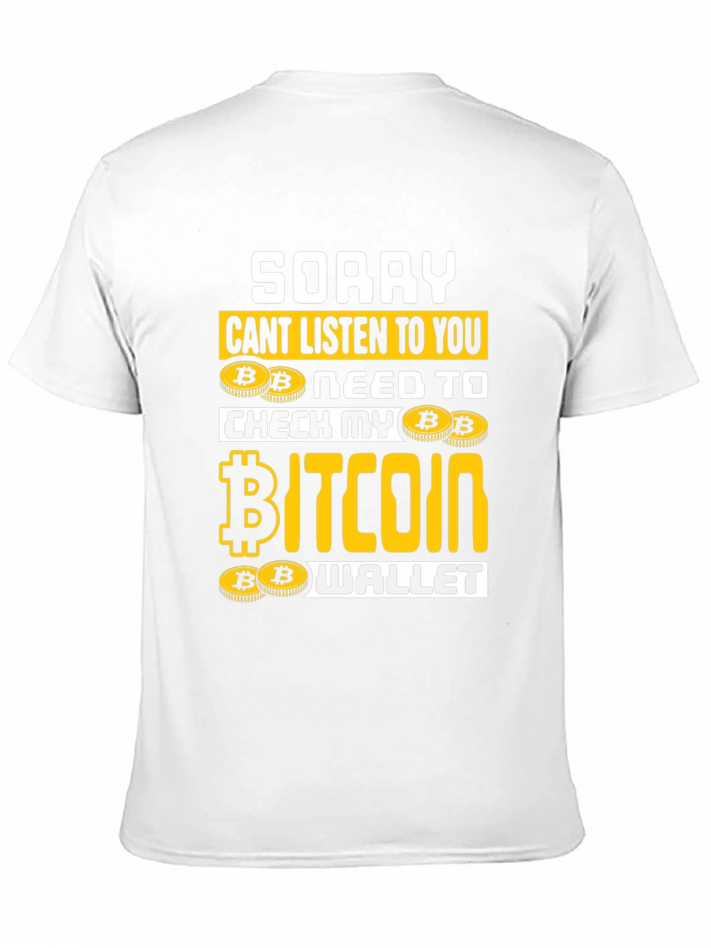 Bitcoin Wallet Graphic T-Shirt