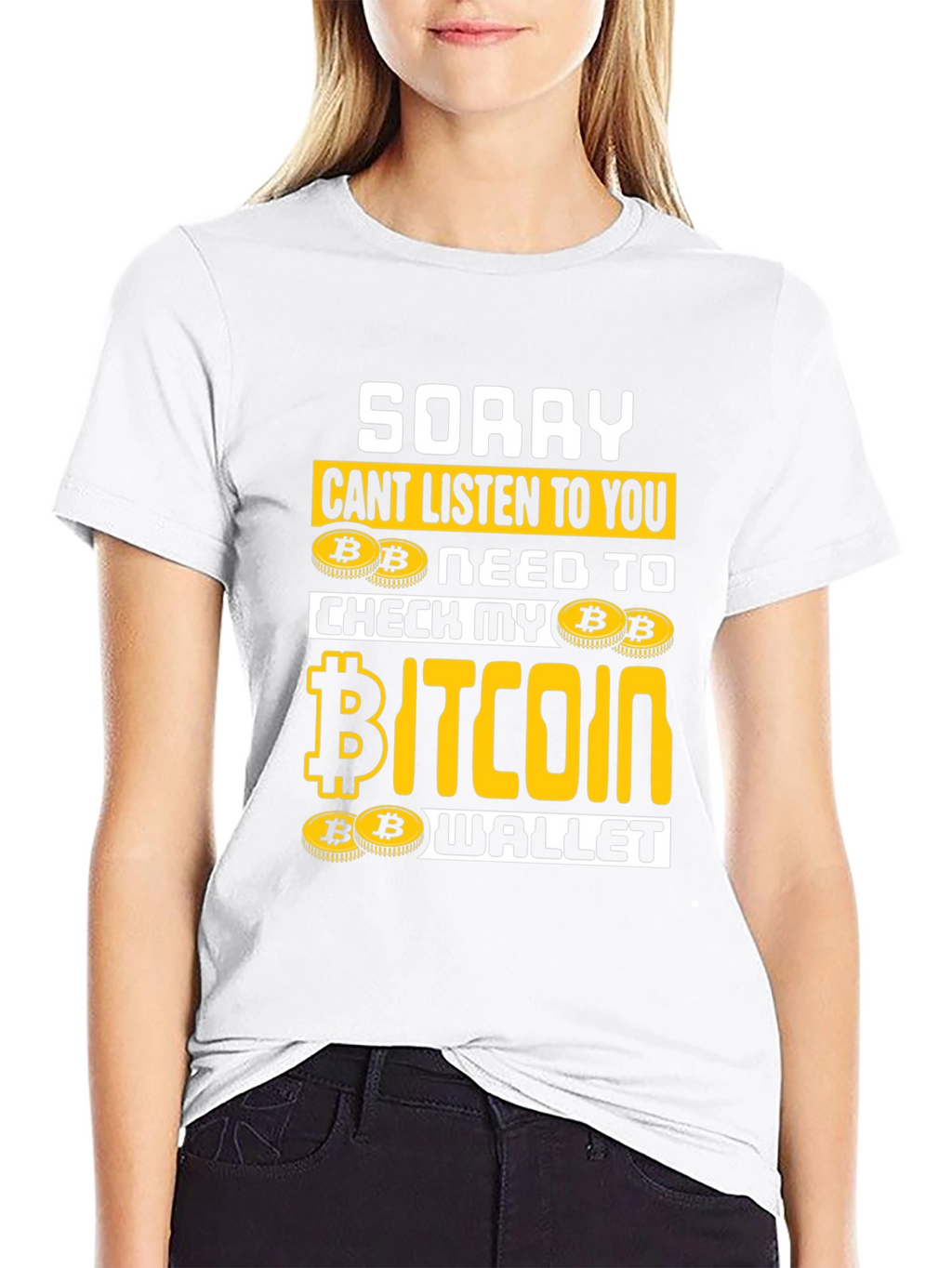 Bitcoin Wallet Graphic T-Shirt