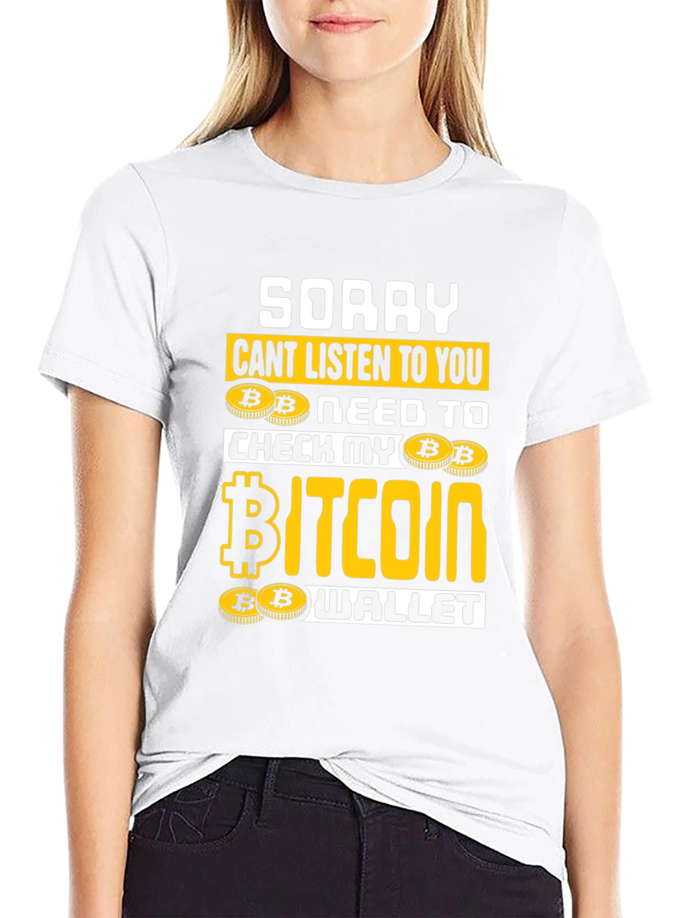 Bitcoin Wallet Graphic T-Shirt
