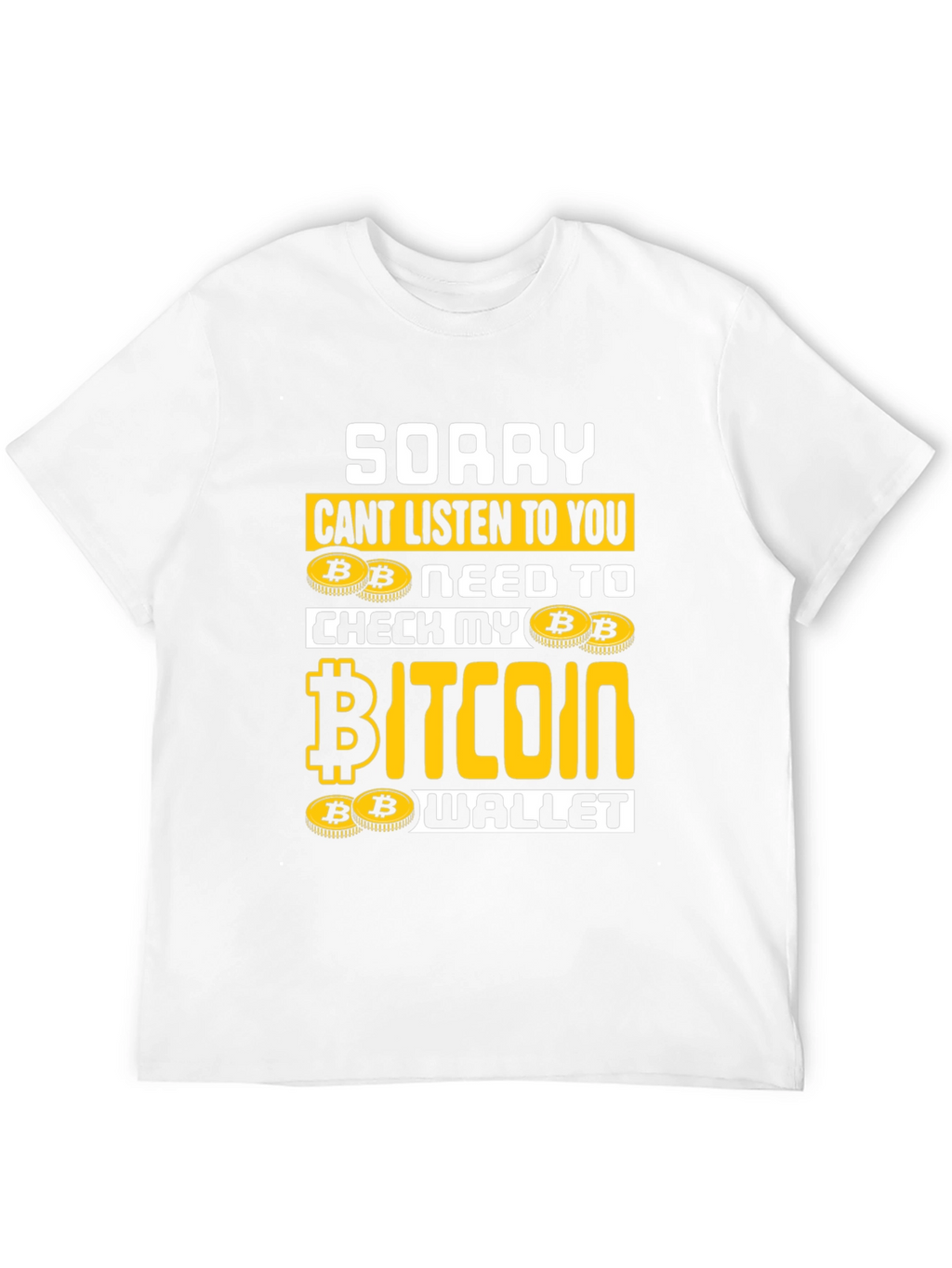 Bitcoin Wallet Graphic T-Shirt