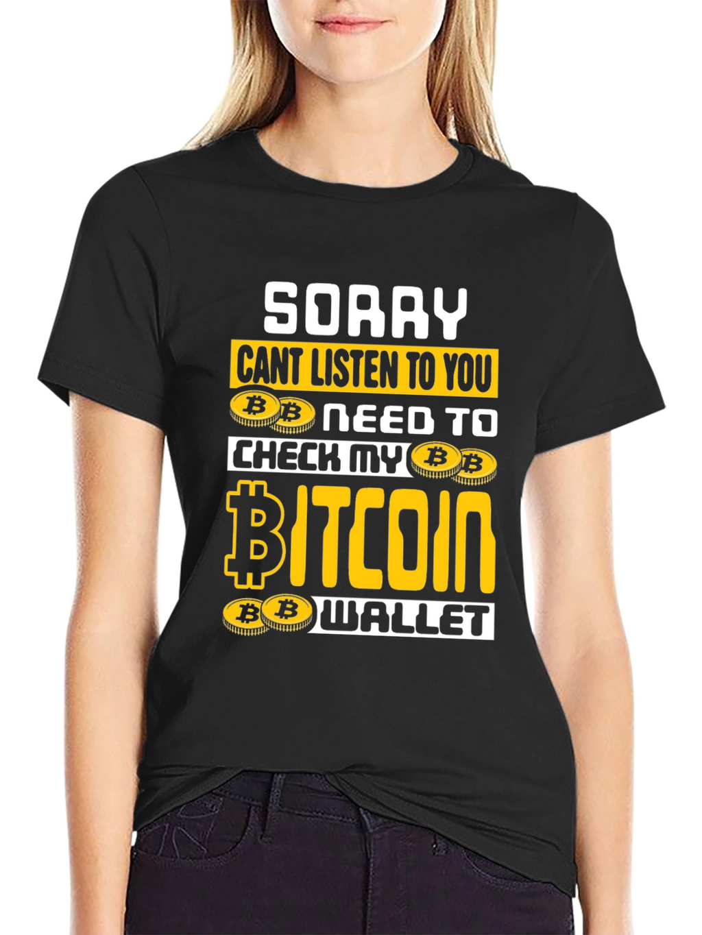 Bitcoin Wallet Graphic T-Shirt