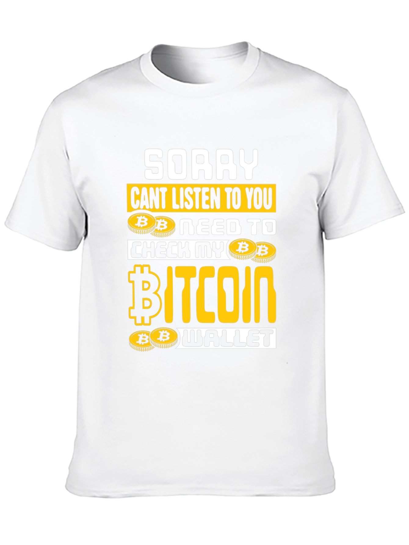 Bitcoin Wallet Graphic T-Shirt