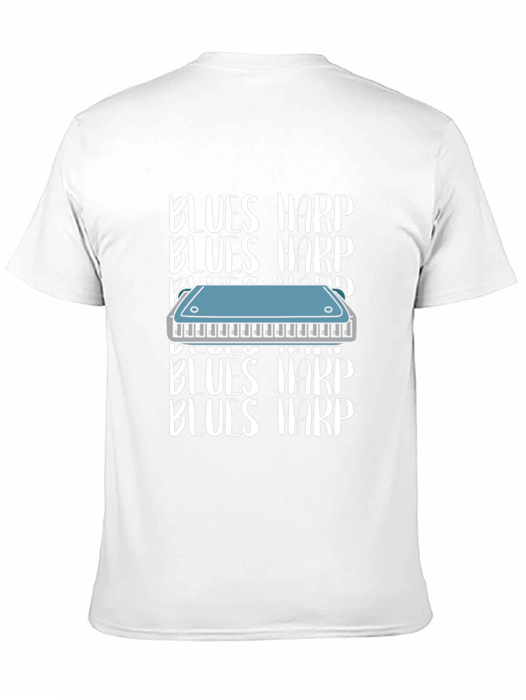 Blues Harp T-Shirt - Musical Instrument Tee