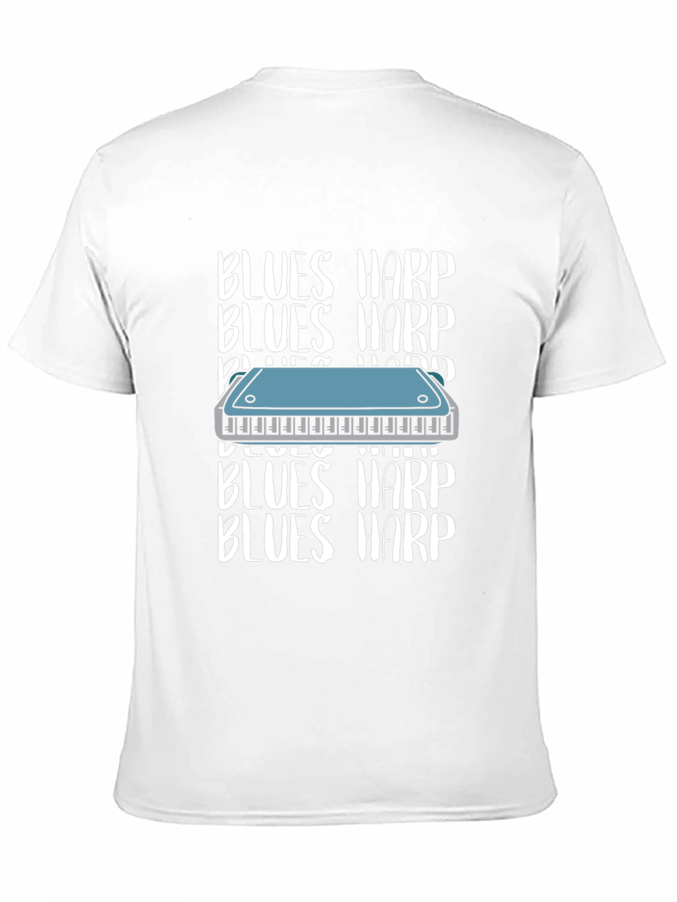 Blues Harp T-Shirt - Musical Instrument Tee