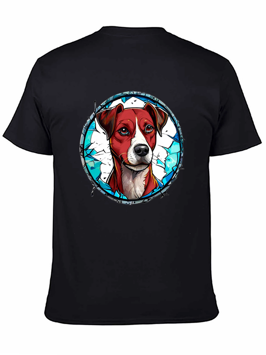 Dog Graphic Tee - Artistic Pet Lover T-Shirt