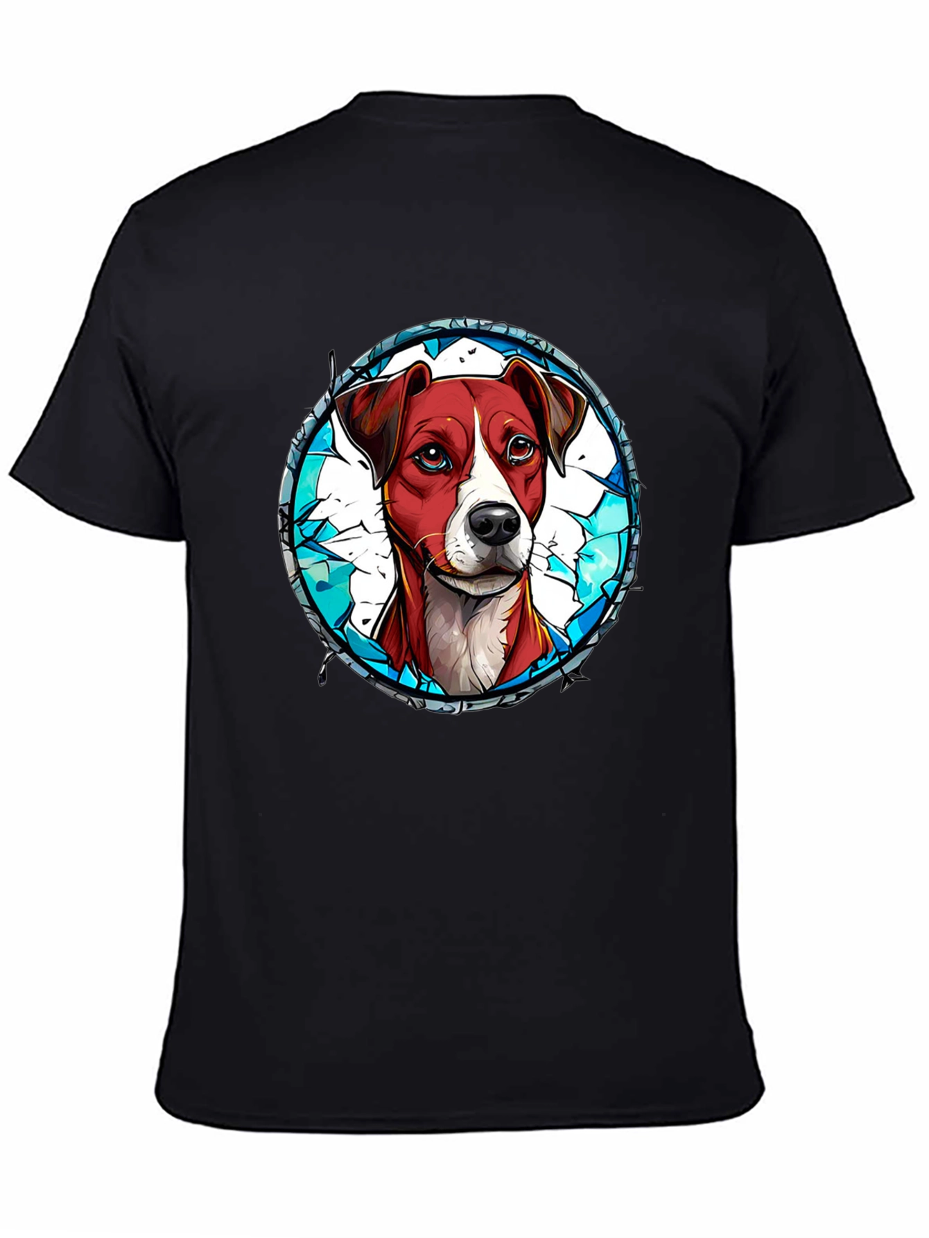 Dog Graphic Tee - Artistic Pet Lover T-Shirt
