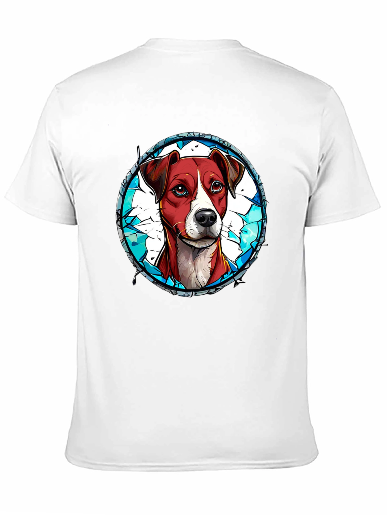 Dog Graphic Tee - Artistic Pet Lover T-Shirt