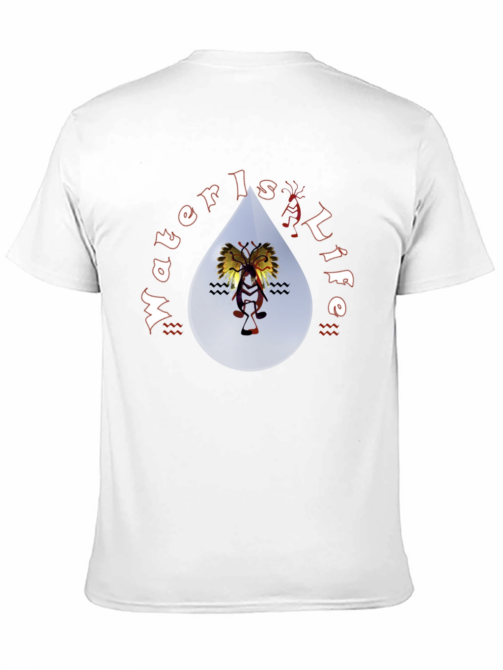 Water is Life Black Graphic Tee