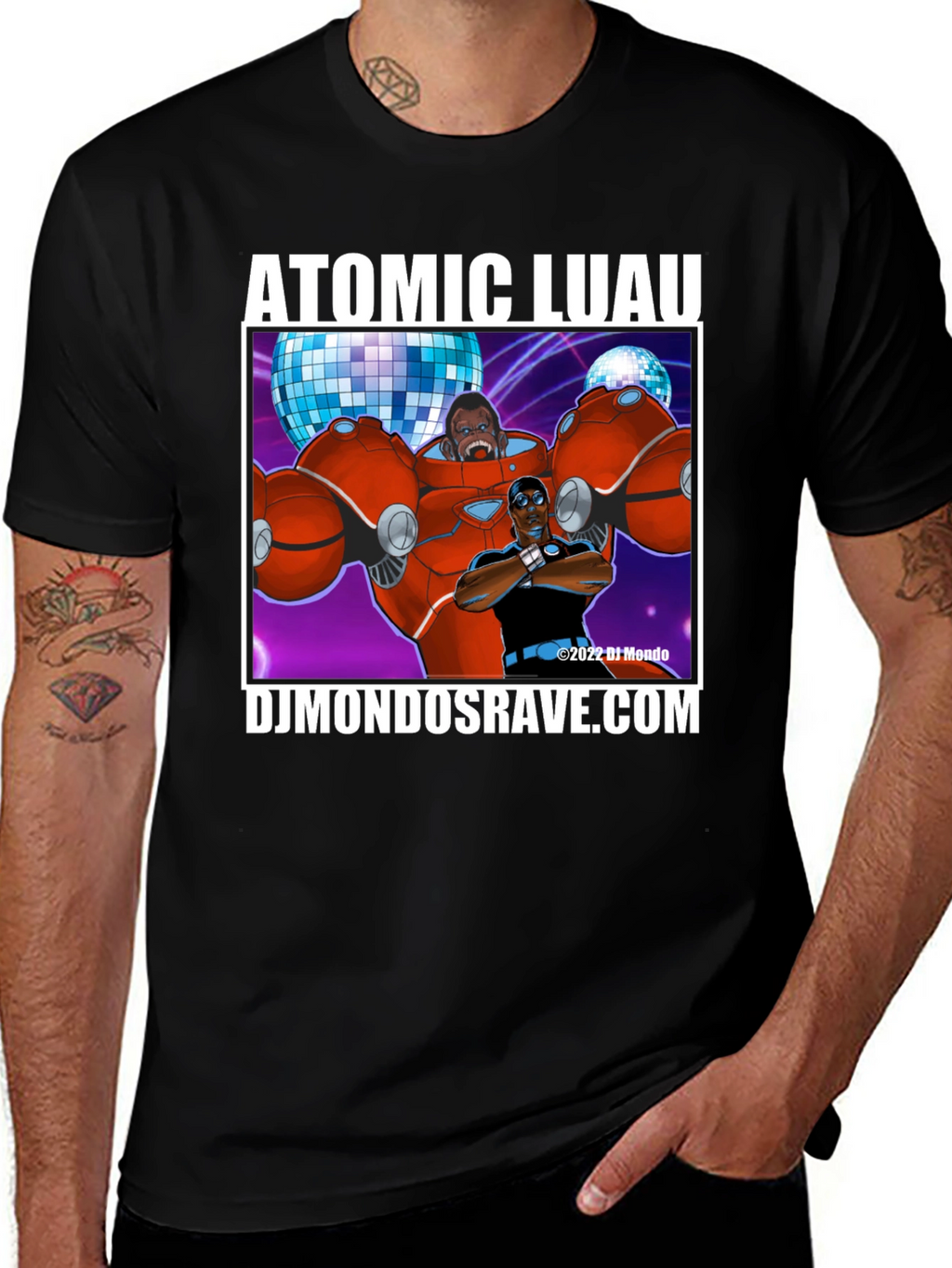Atomic Luau T-Shirt - DJ Mondos Rave