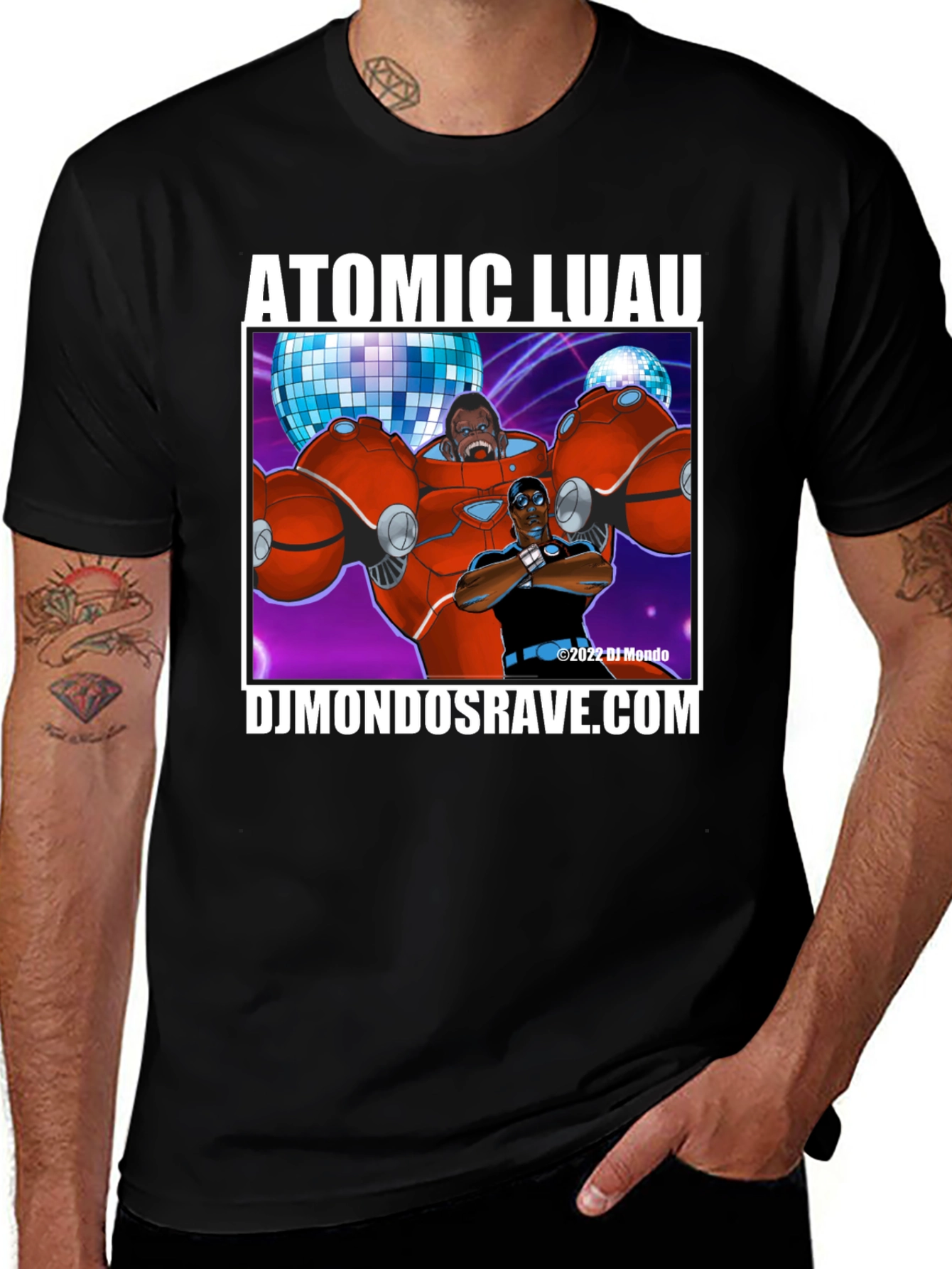 Atomic Luau T-Shirt - DJ Mondos Rave