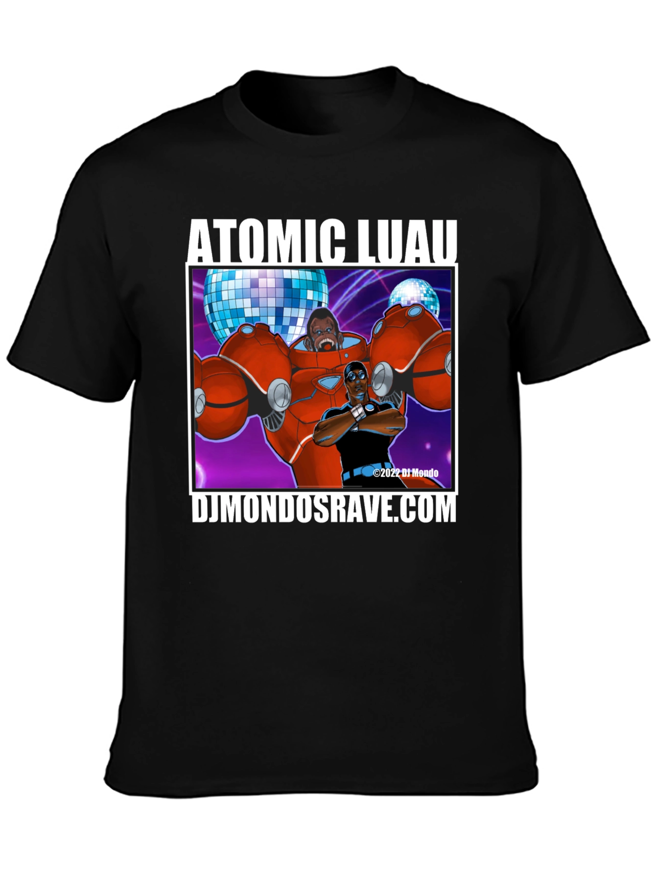Atomic Luau T-Shirt - DJ Mondos Rave