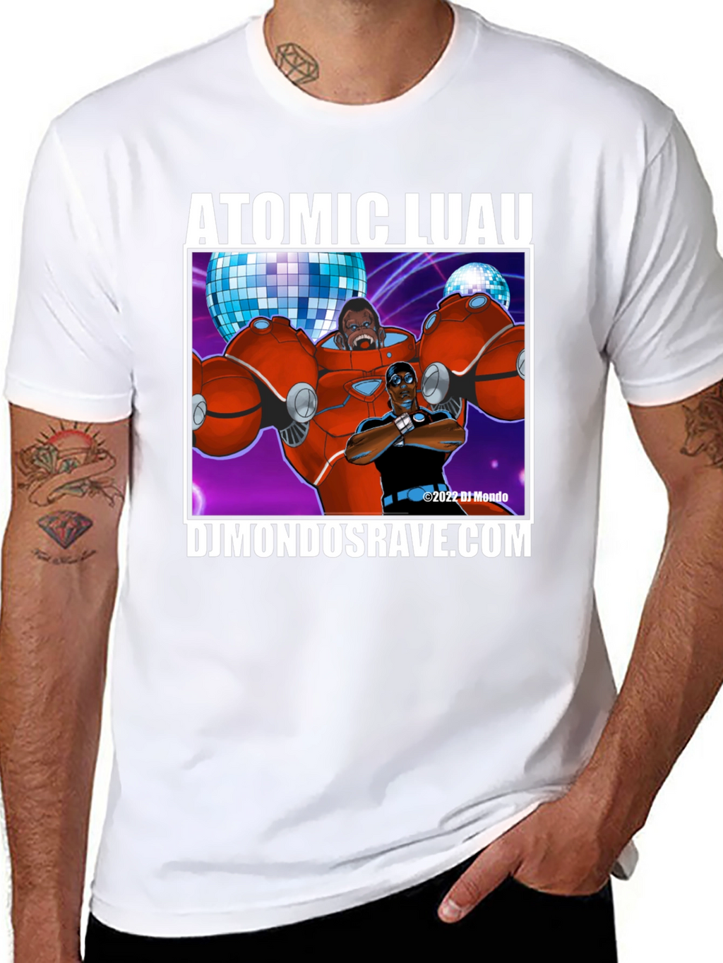 Atomic Luau T-Shirt - DJ Mondos Rave