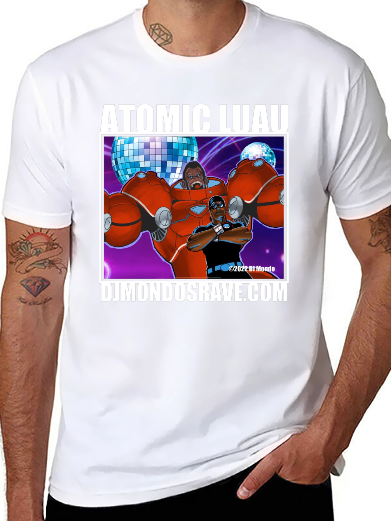 Atomic Luau T-Shirt - DJ Mondos Rave