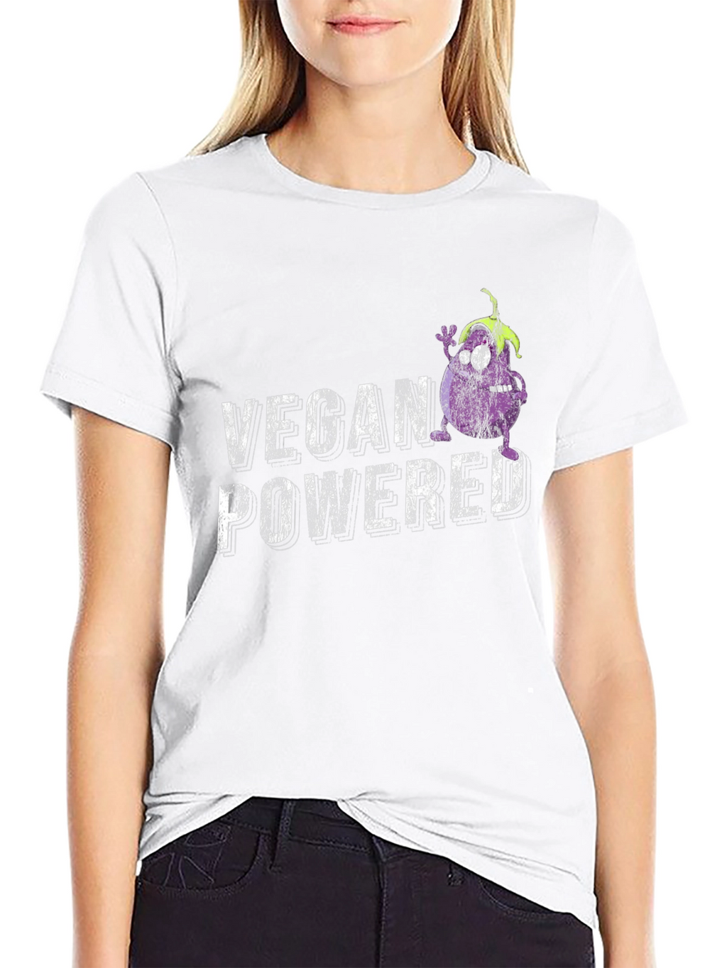 Vegan Powered Graphic Tee - Black T-Shirt