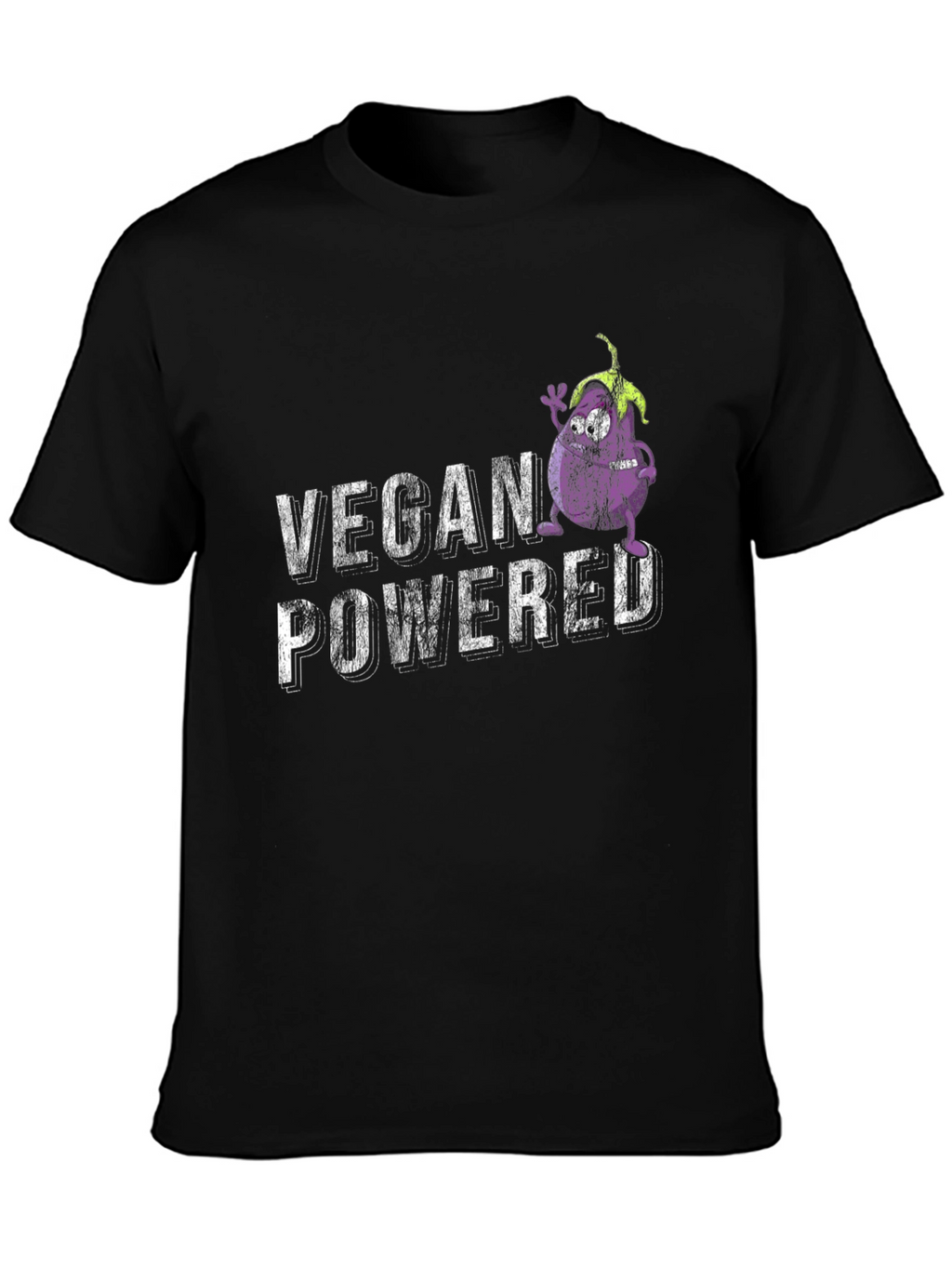 Vegan Powered Graphic Tee - Black T-Shirt