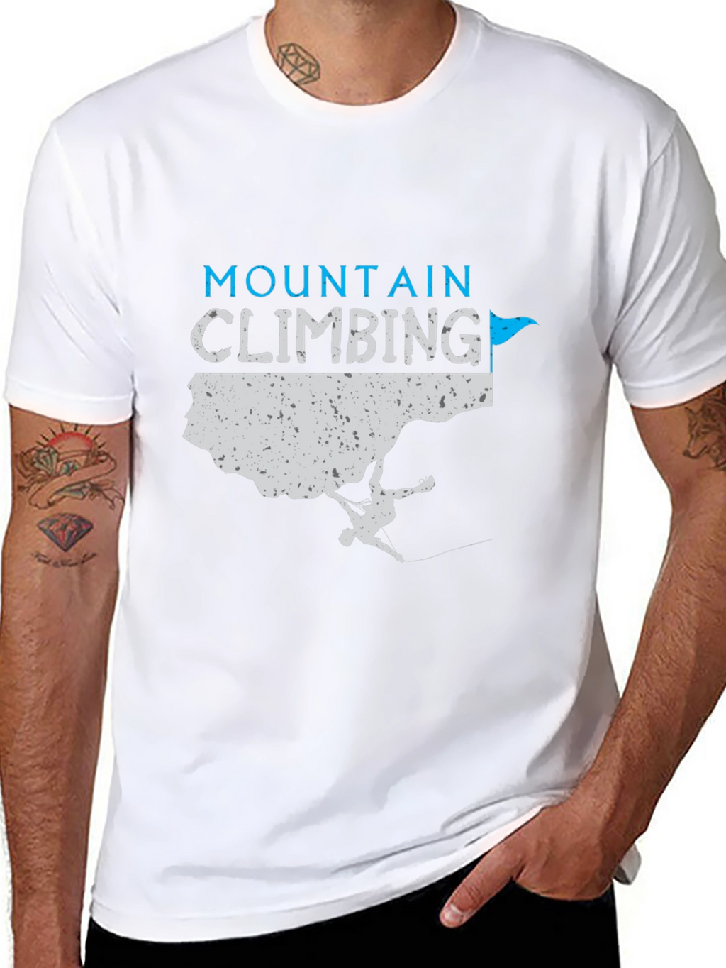Mountain Climbing Graphic Tee - Adventure Awaits