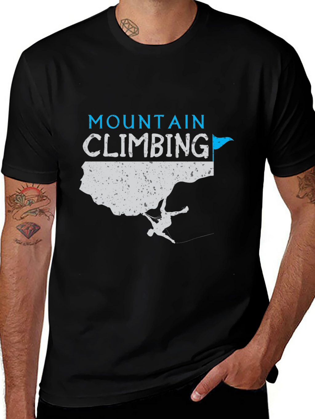 Mountain Climbing Graphic Tee - Adventure Awaits