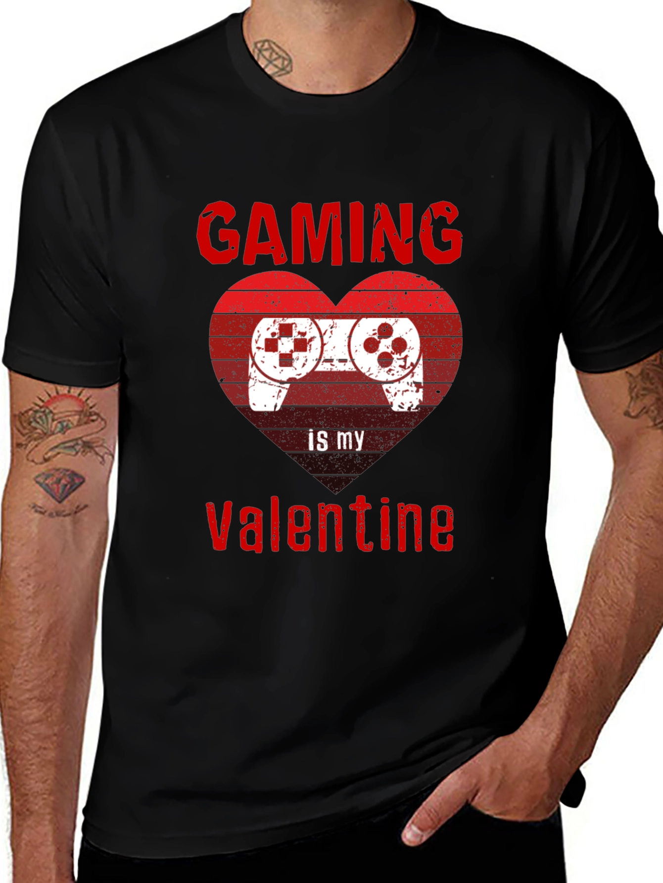 Gaming is My Valentine T-Shirt - Gamer Valentines Day Tee
