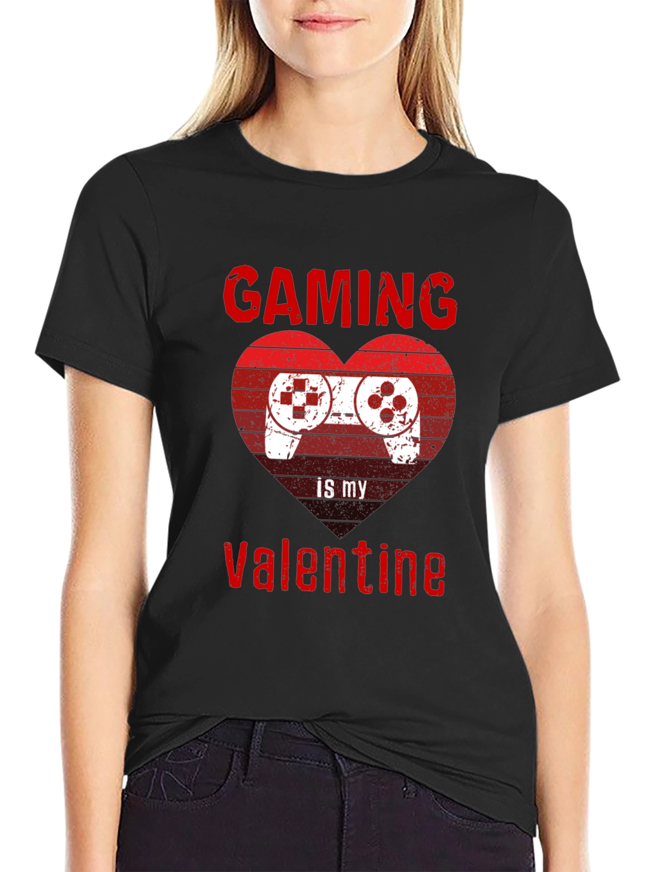 Gaming is My Valentine T-Shirt - Gamer Valentines Day Tee