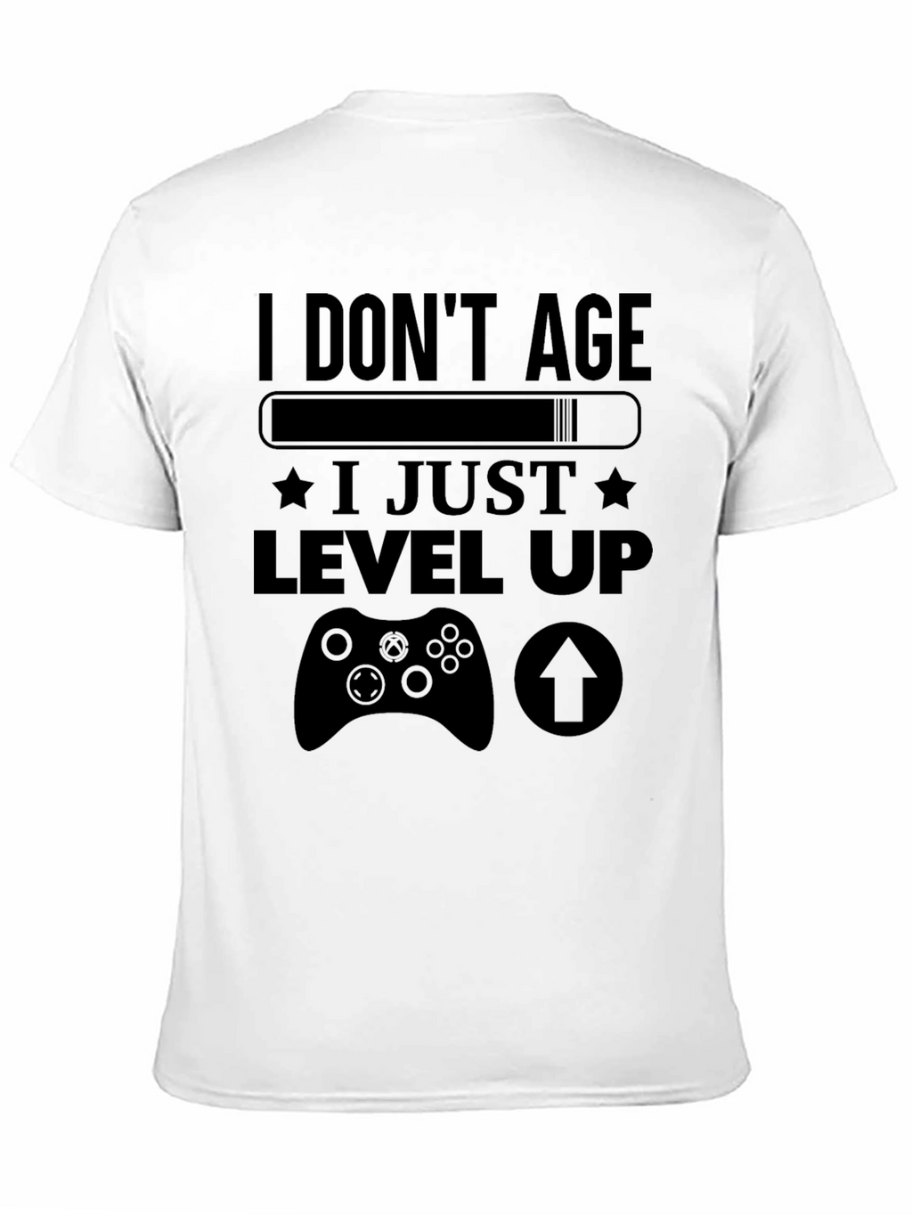 Gamer Level Up Black T-Shirt