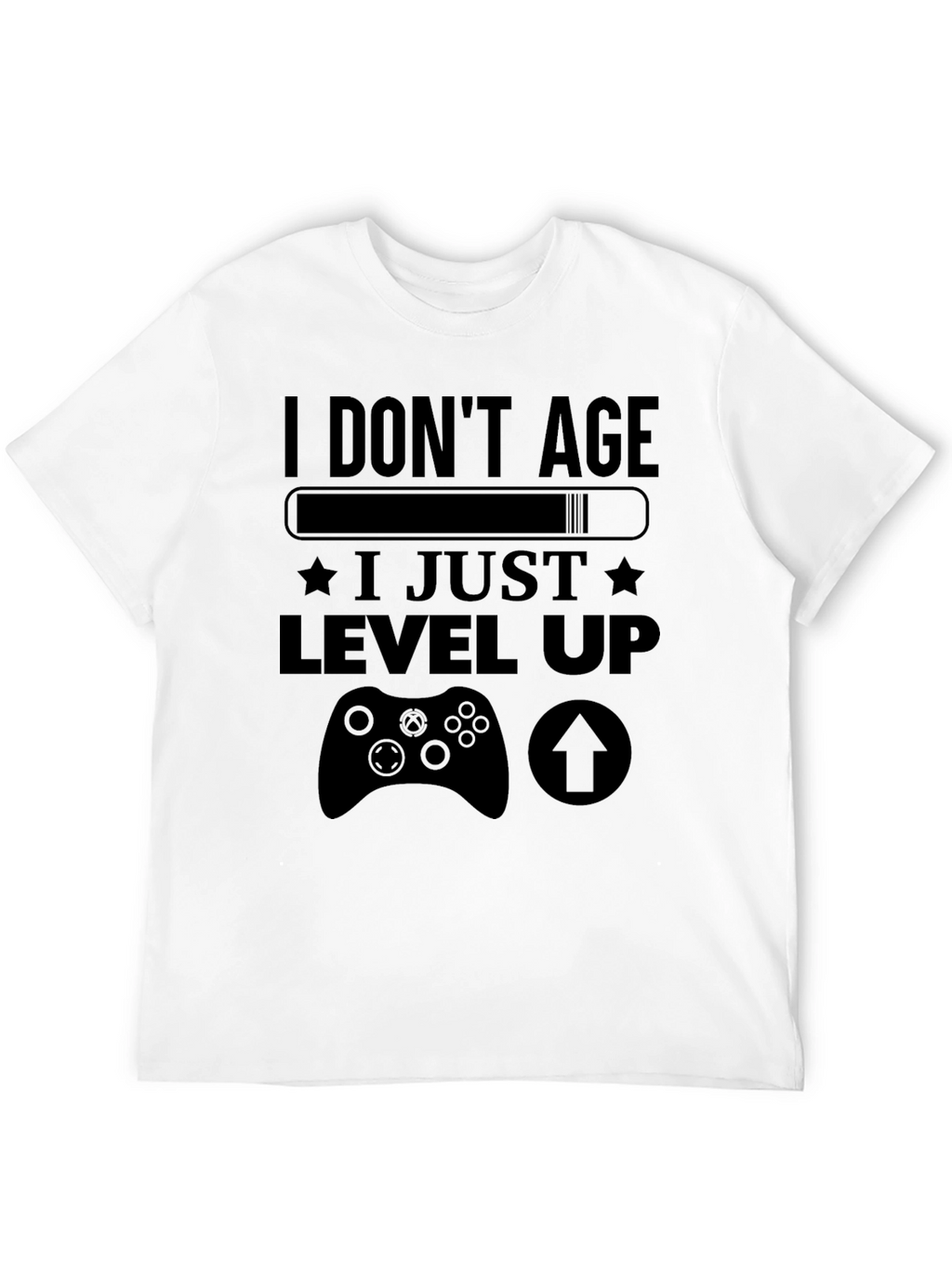 Gamer Level Up Black T-Shirt