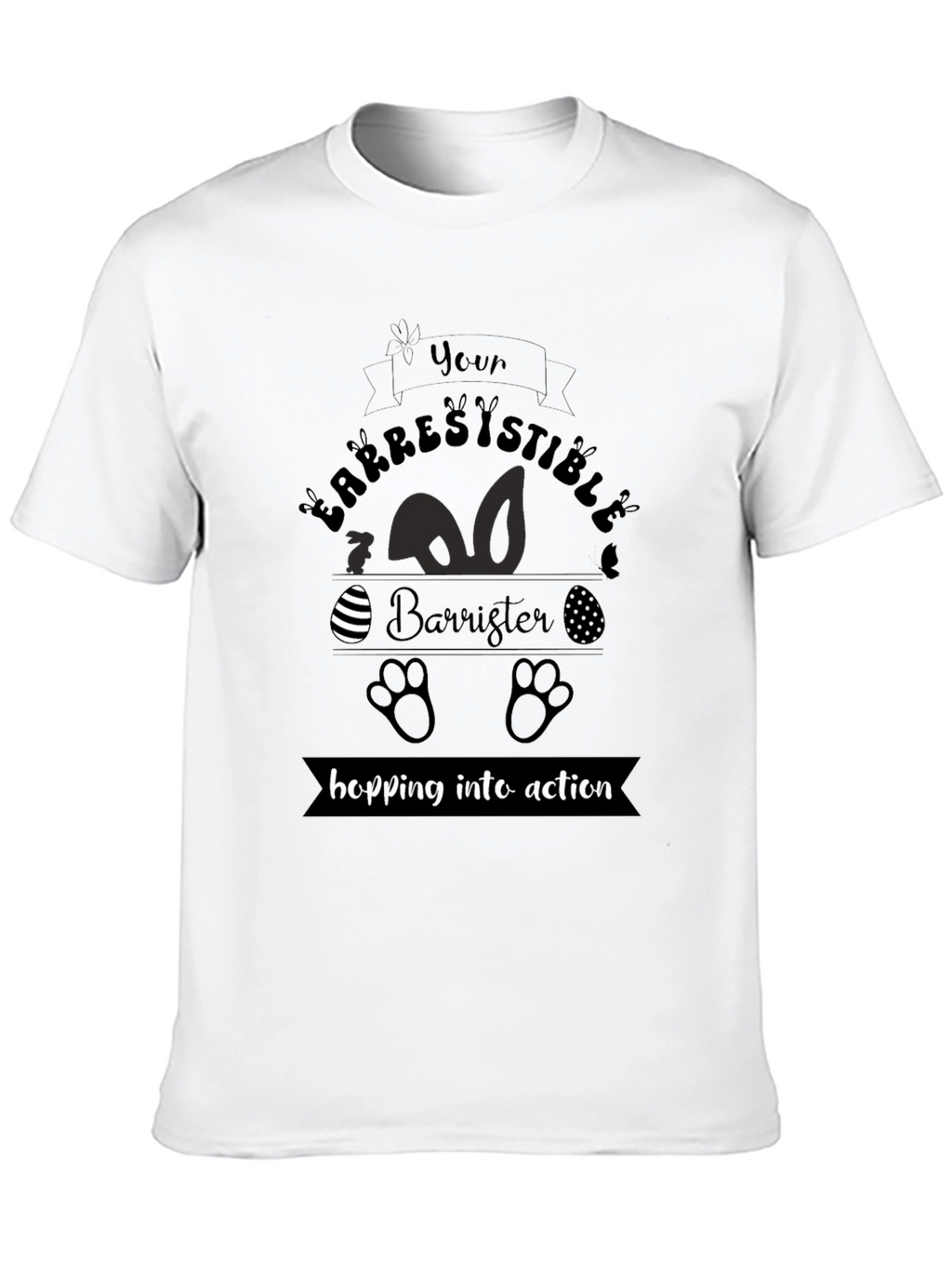 Irresistible Barrister Easter Bunny T-Shirt