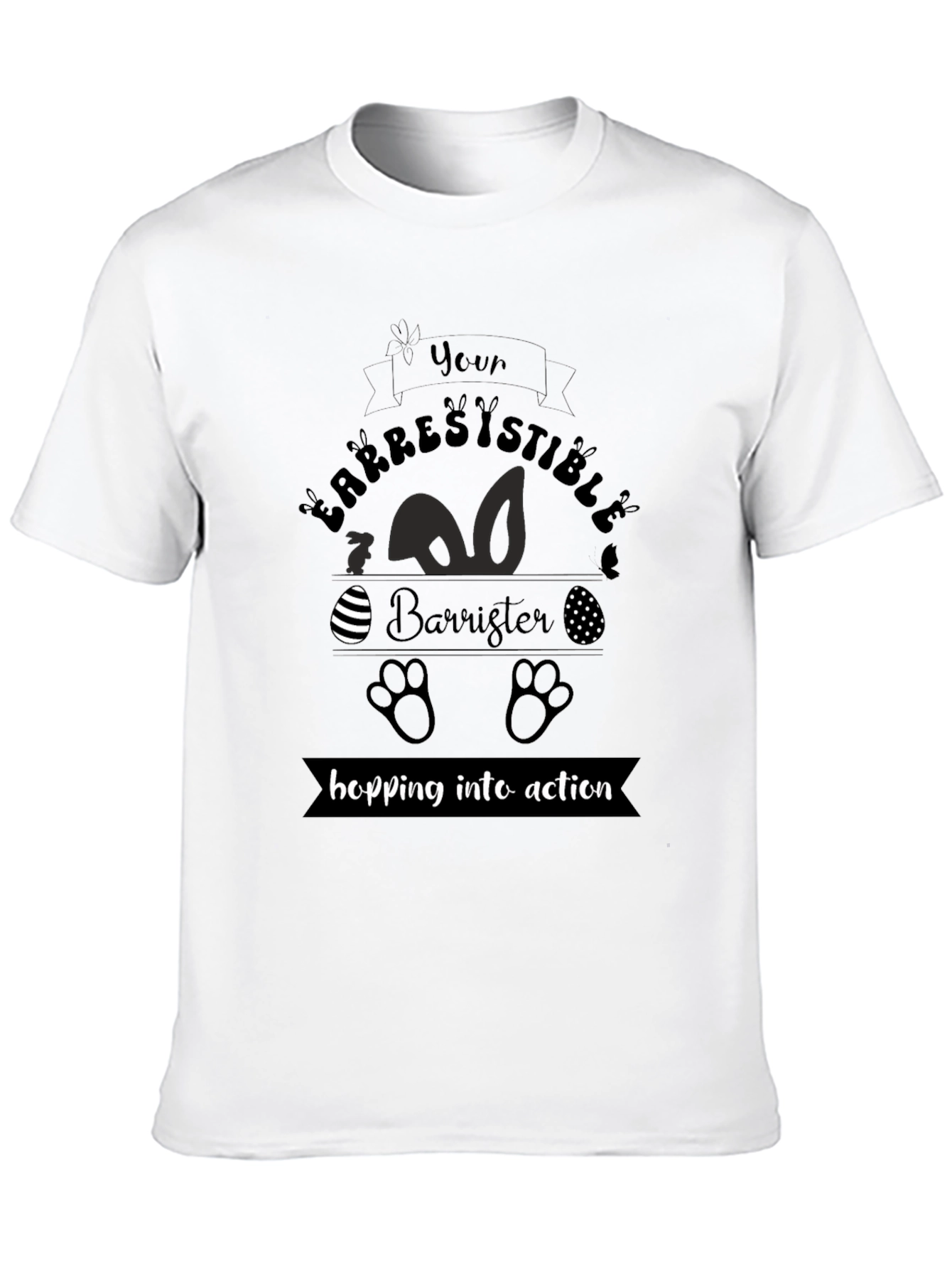 Irresistible Barrister Easter Bunny T-Shirt