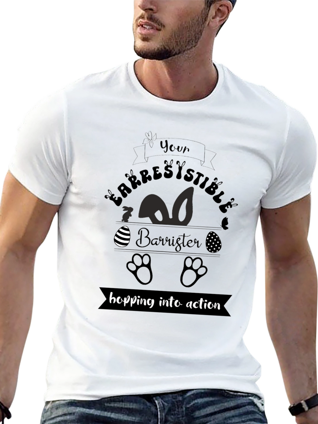 Irresistible Barrister Easter Bunny T-Shirt