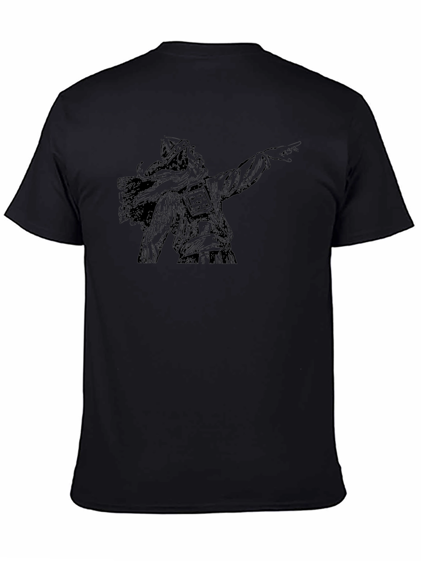 Viking Graphic Black T-Shirt