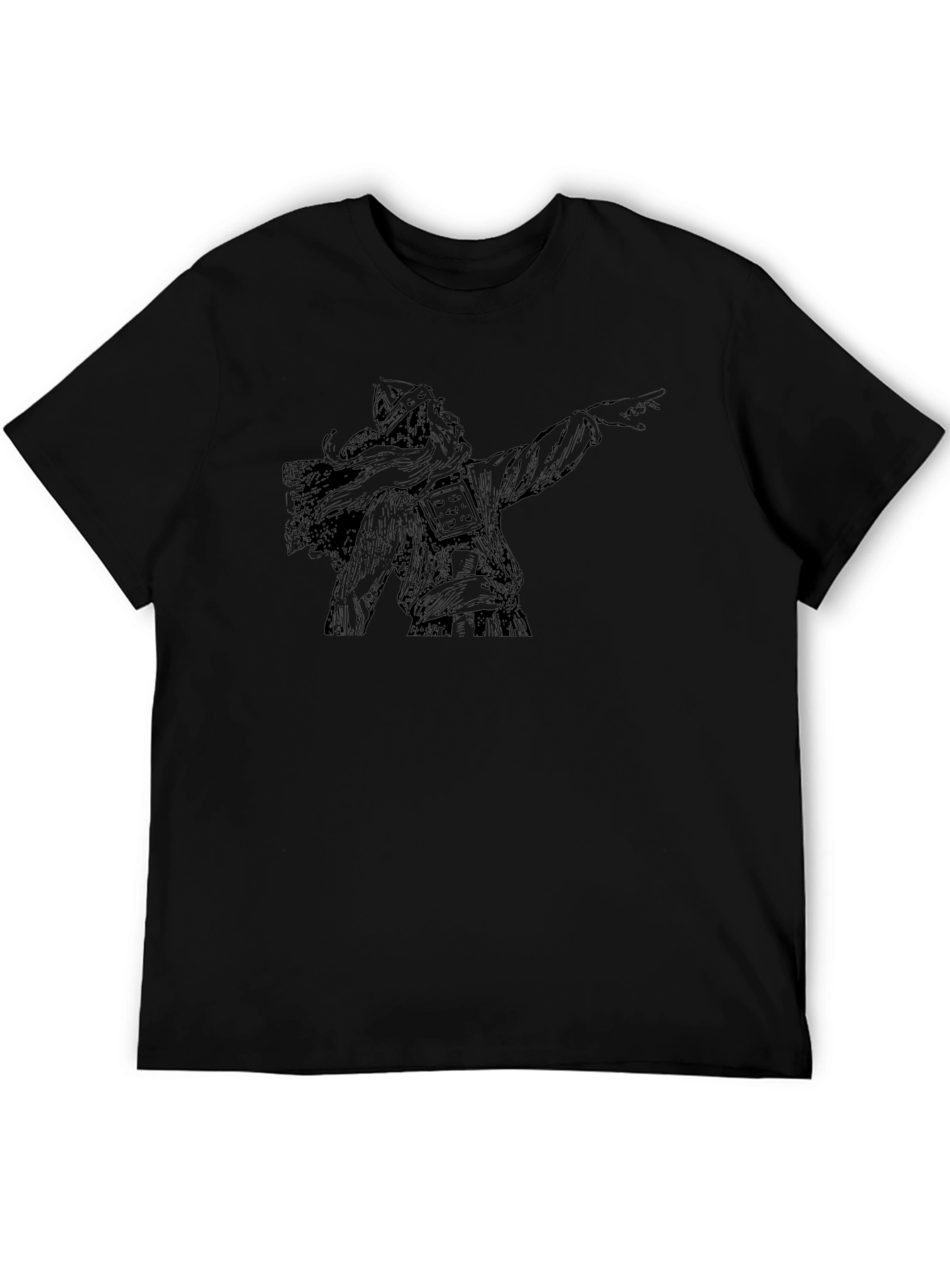 Viking Graphic Black T-Shirt