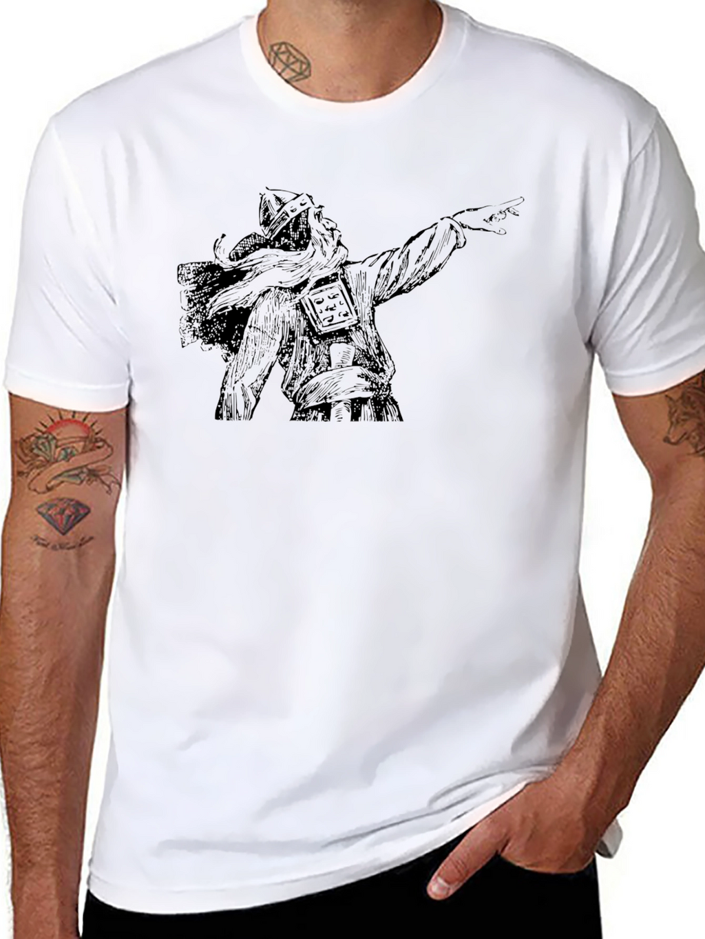 Viking Graphic Black T-Shirt
