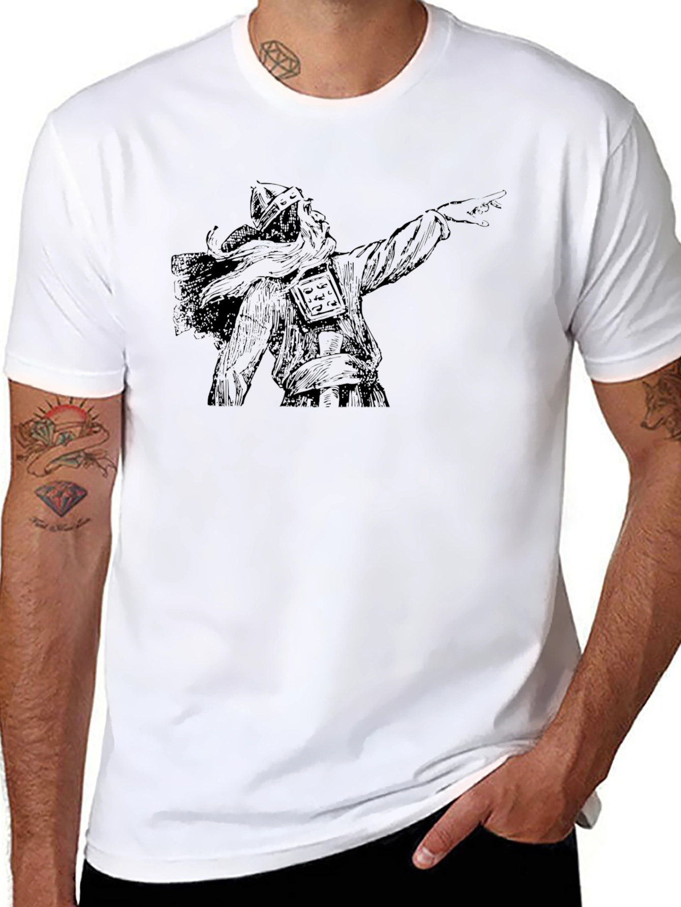 Viking Graphic Black T-Shirt