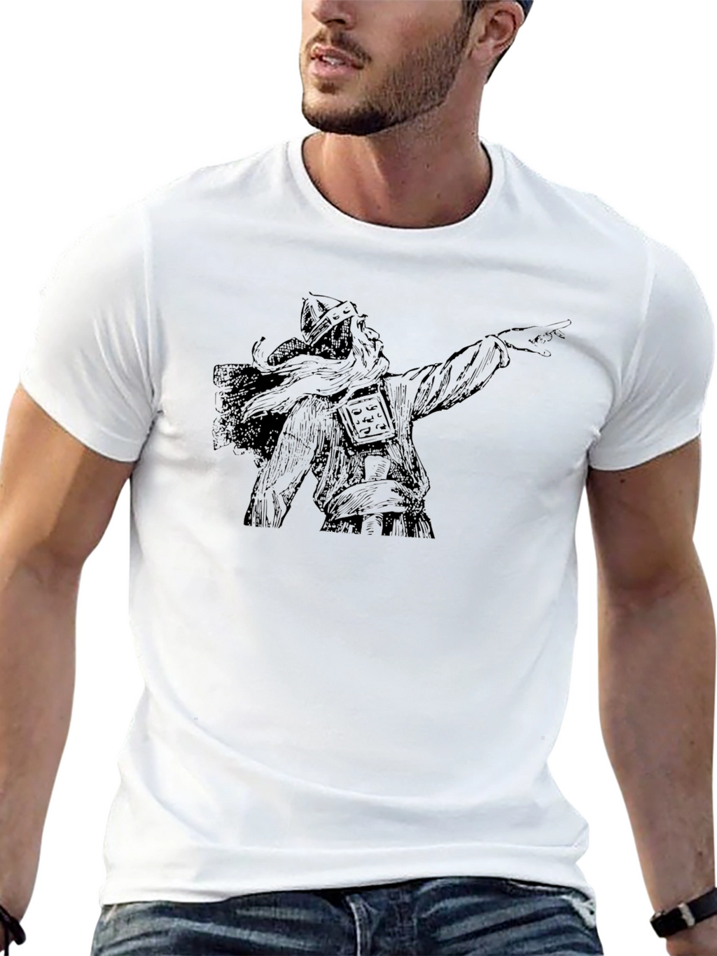 Viking Graphic Black T-Shirt
