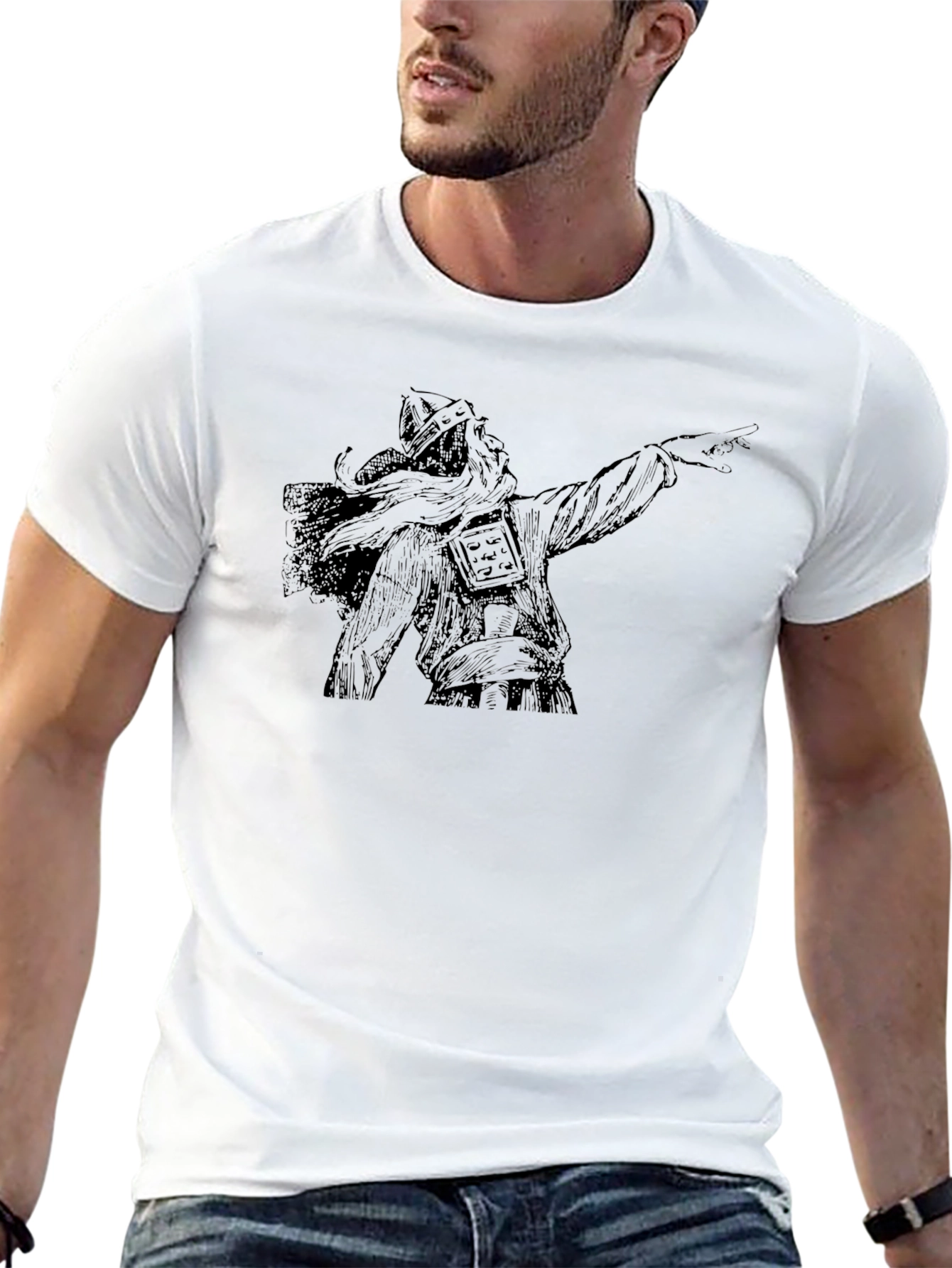 Viking Graphic Black T-Shirt