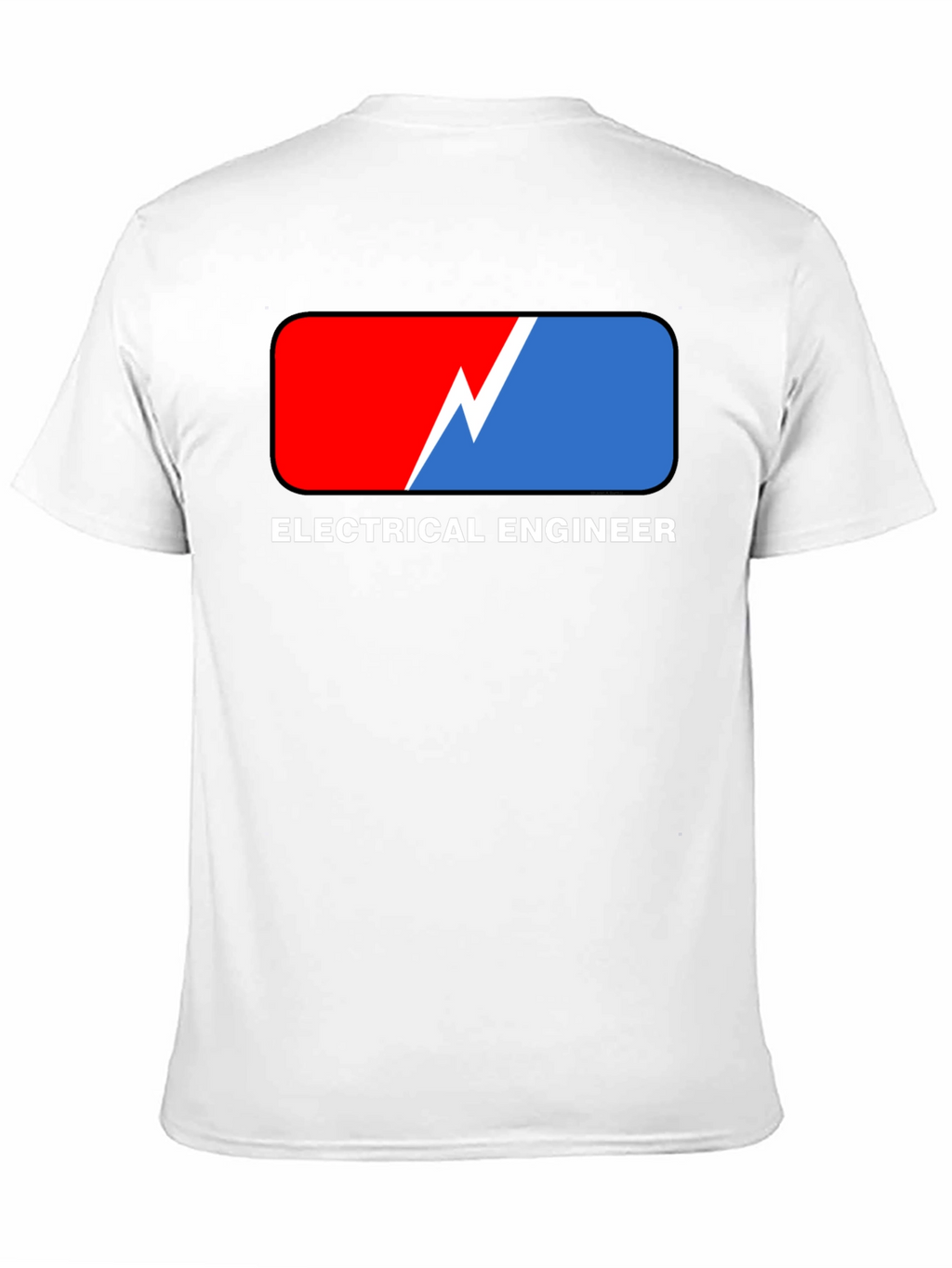 Electrical Engineer T-Shirt: Red & Blue Design