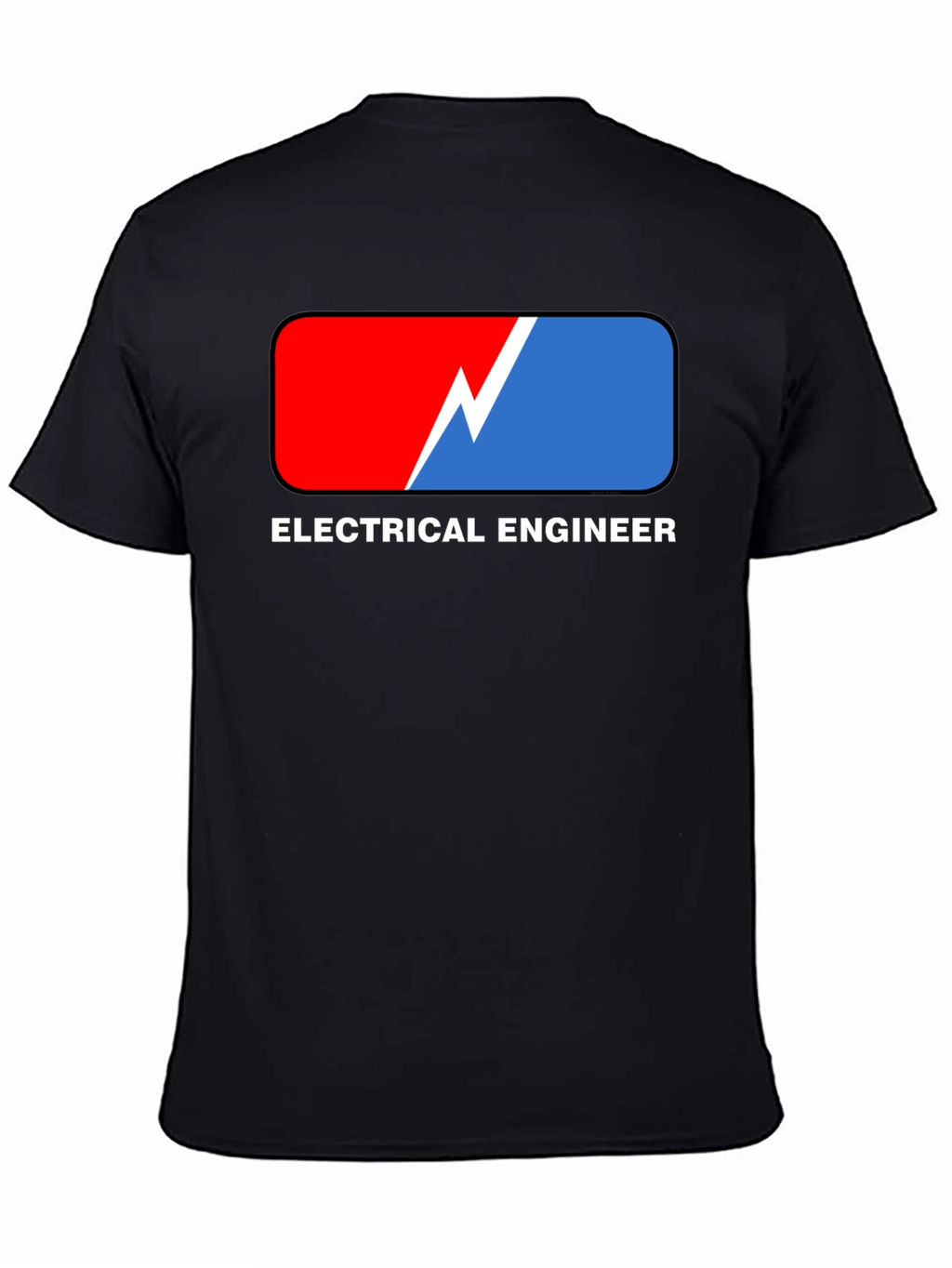 Electrical Engineer T-Shirt: Red & Blue Design