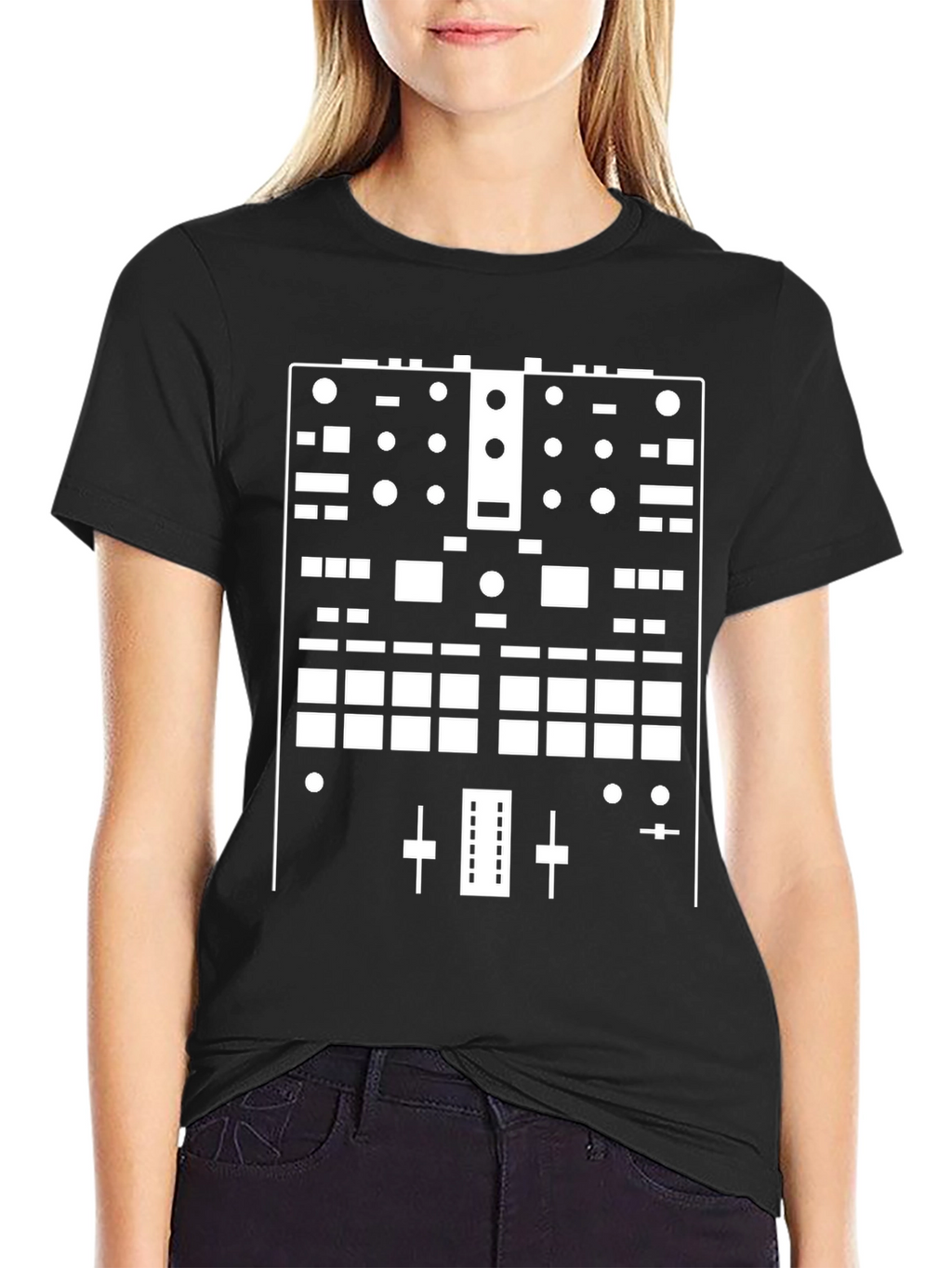 DJ Mixer Graphic Tee - Stylish Music Lover Shirt