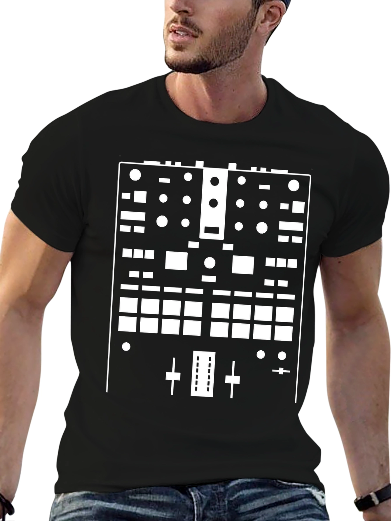 DJ Mixer Graphic Tee - Stylish Music Lover Shirt