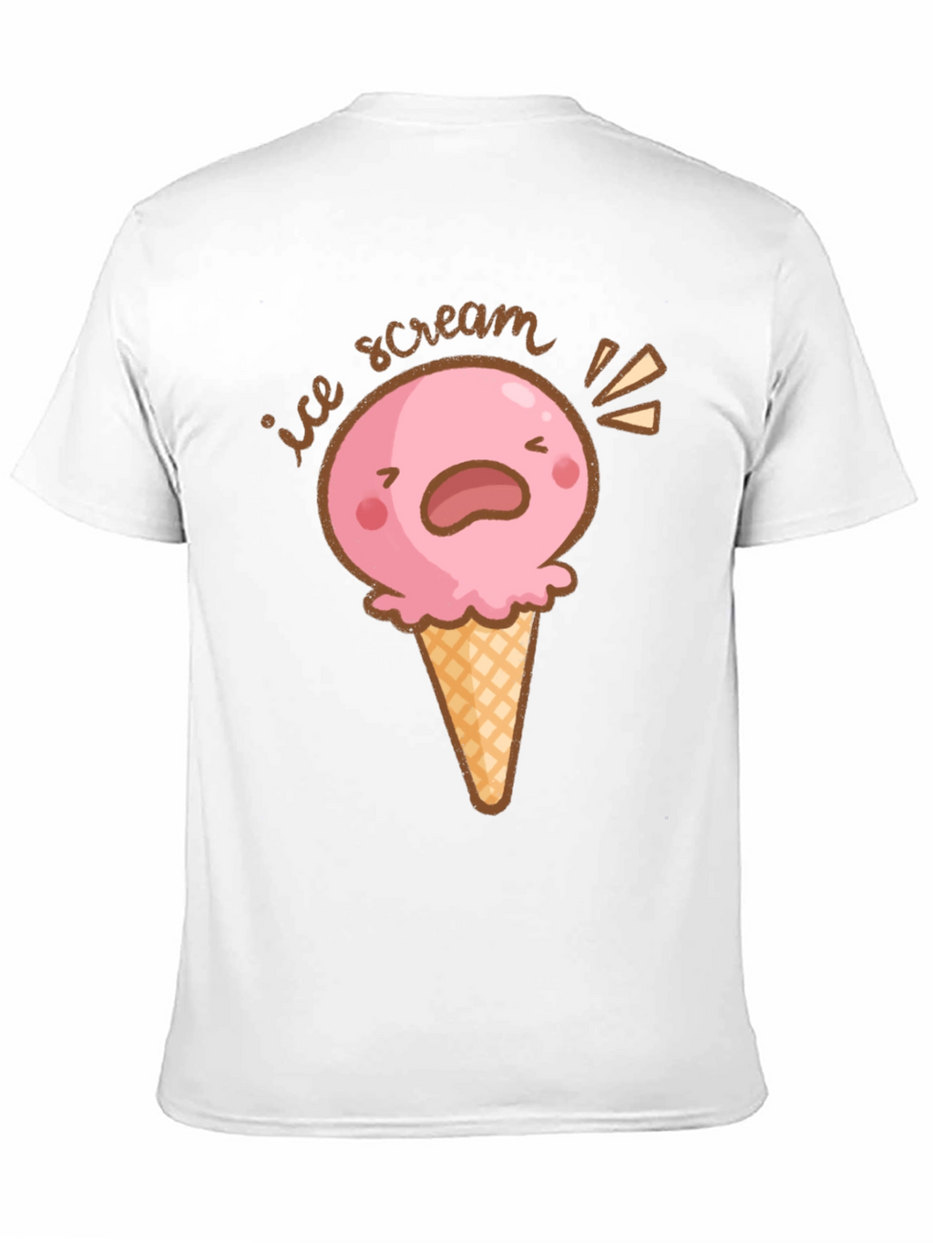 Ice Scream T-Shirt - Funny Cartoon Graphic Tee