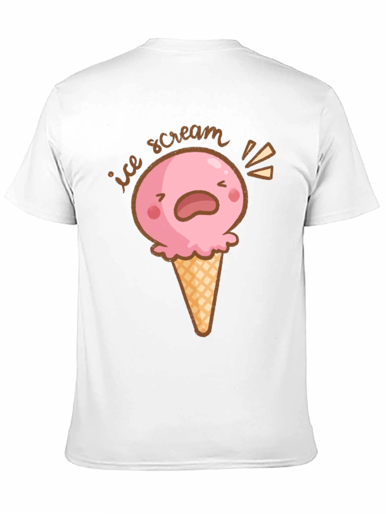 Ice Scream T-Shirt - Funny Cartoon Graphic Tee