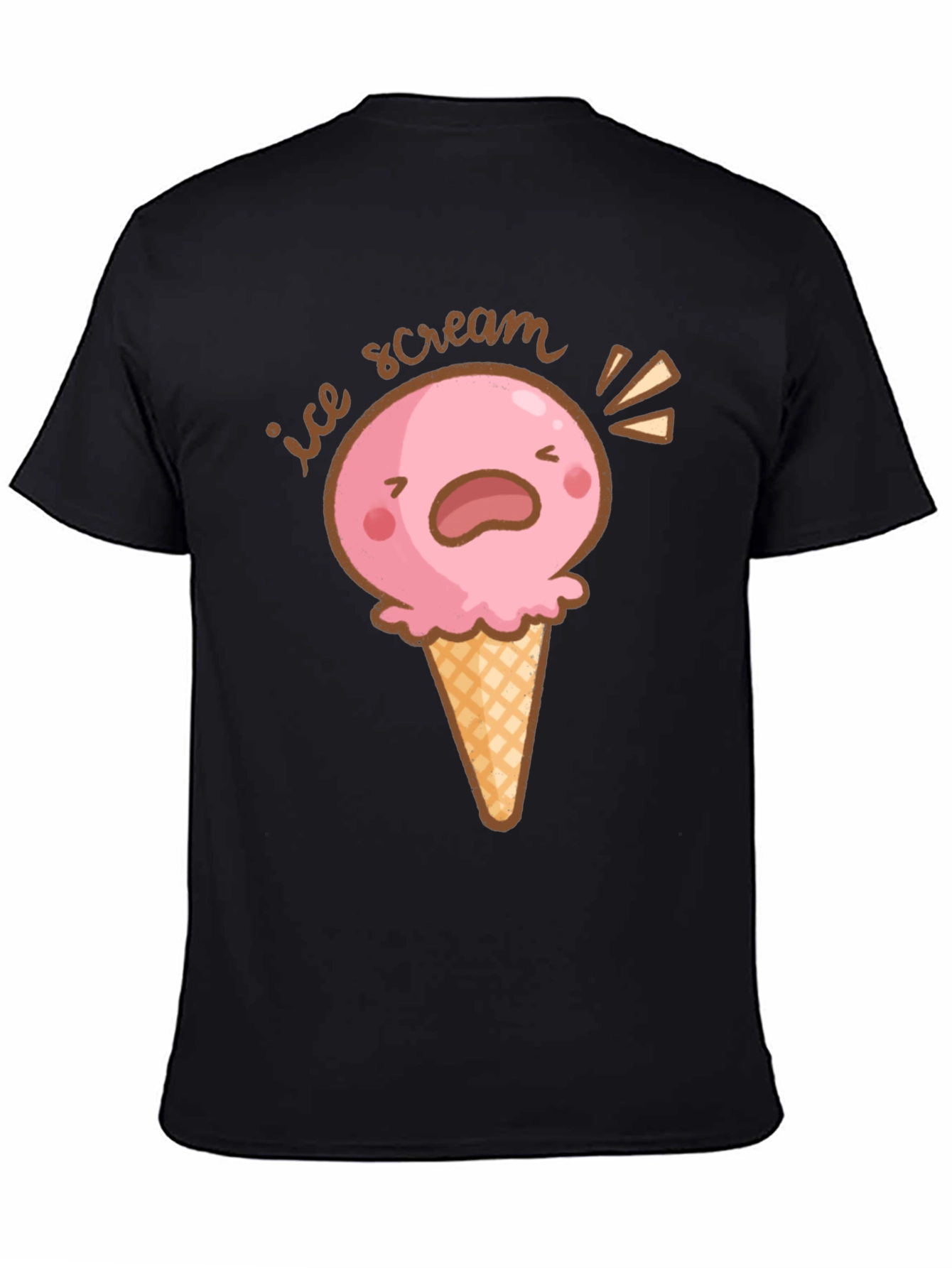 Ice Scream T-Shirt - Funny Cartoon Graphic Tee