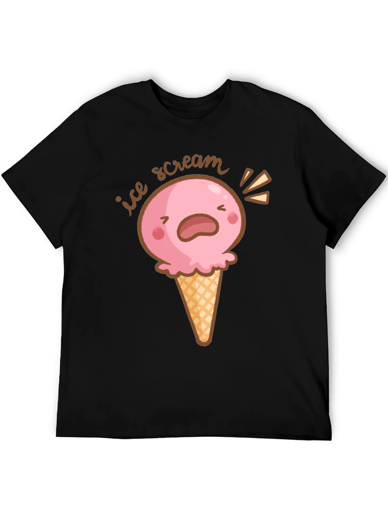 Ice Scream T-Shirt - Funny Cartoon Graphic Tee
