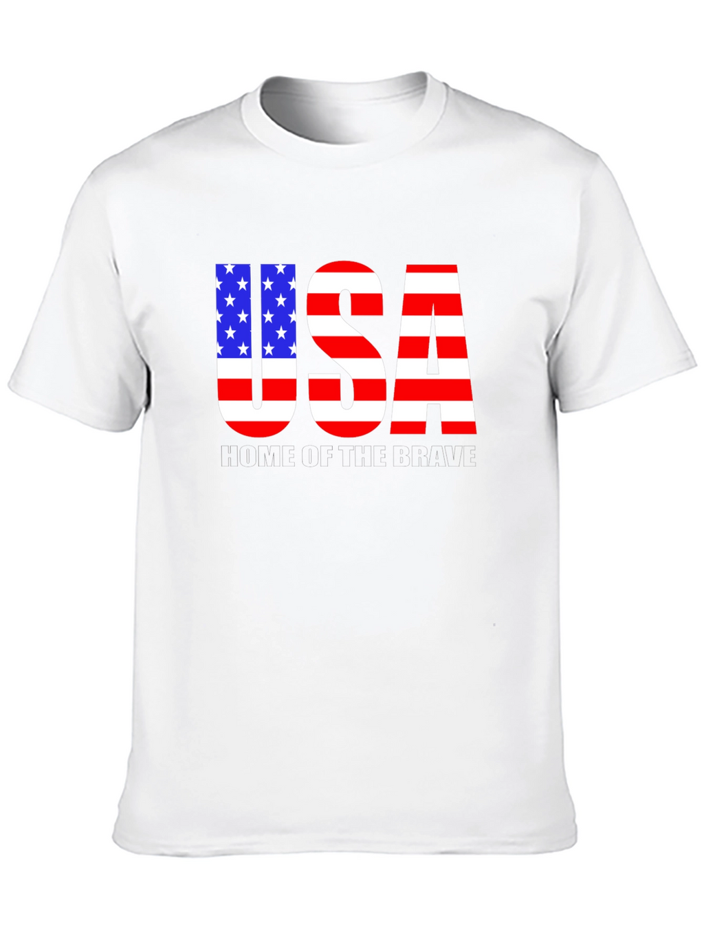 Patriotic USA Flag Graphic T-Shirt
