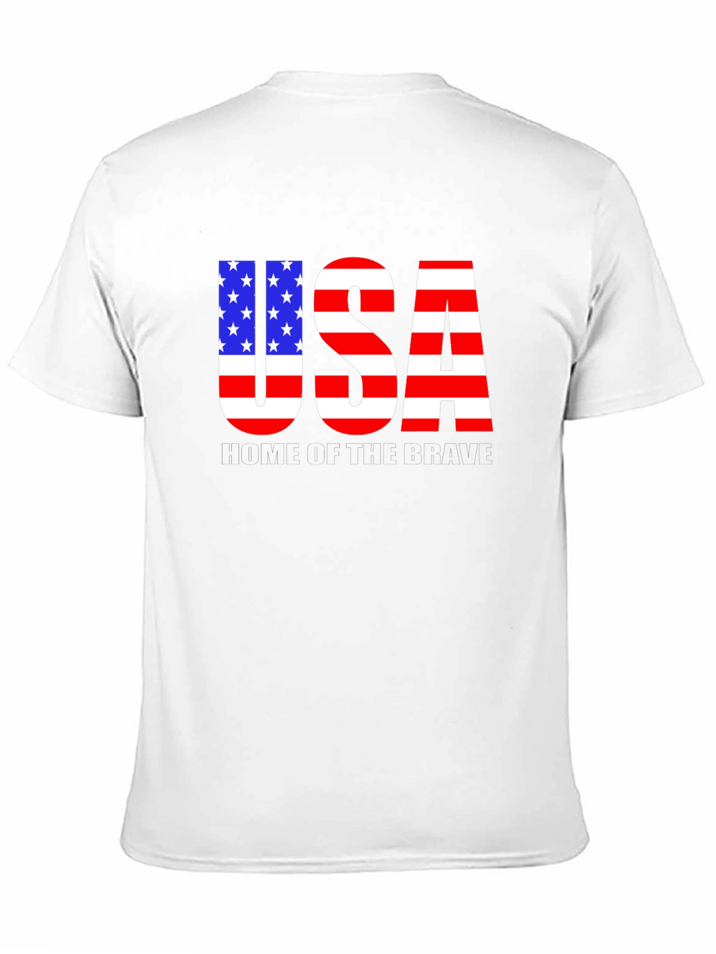 Patriotic USA Flag Graphic T-Shirt