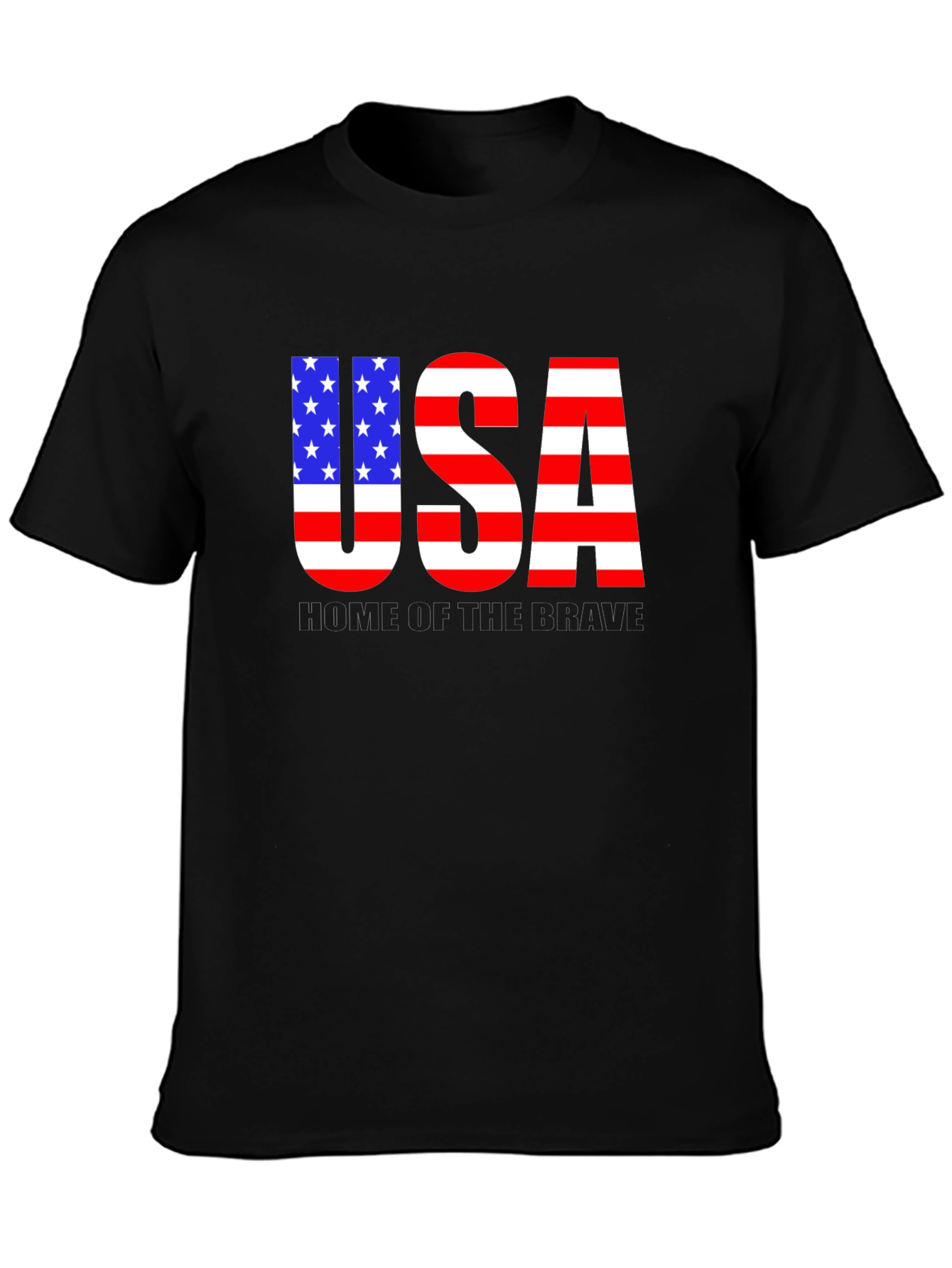 Patriotic USA Flag Graphic T-Shirt