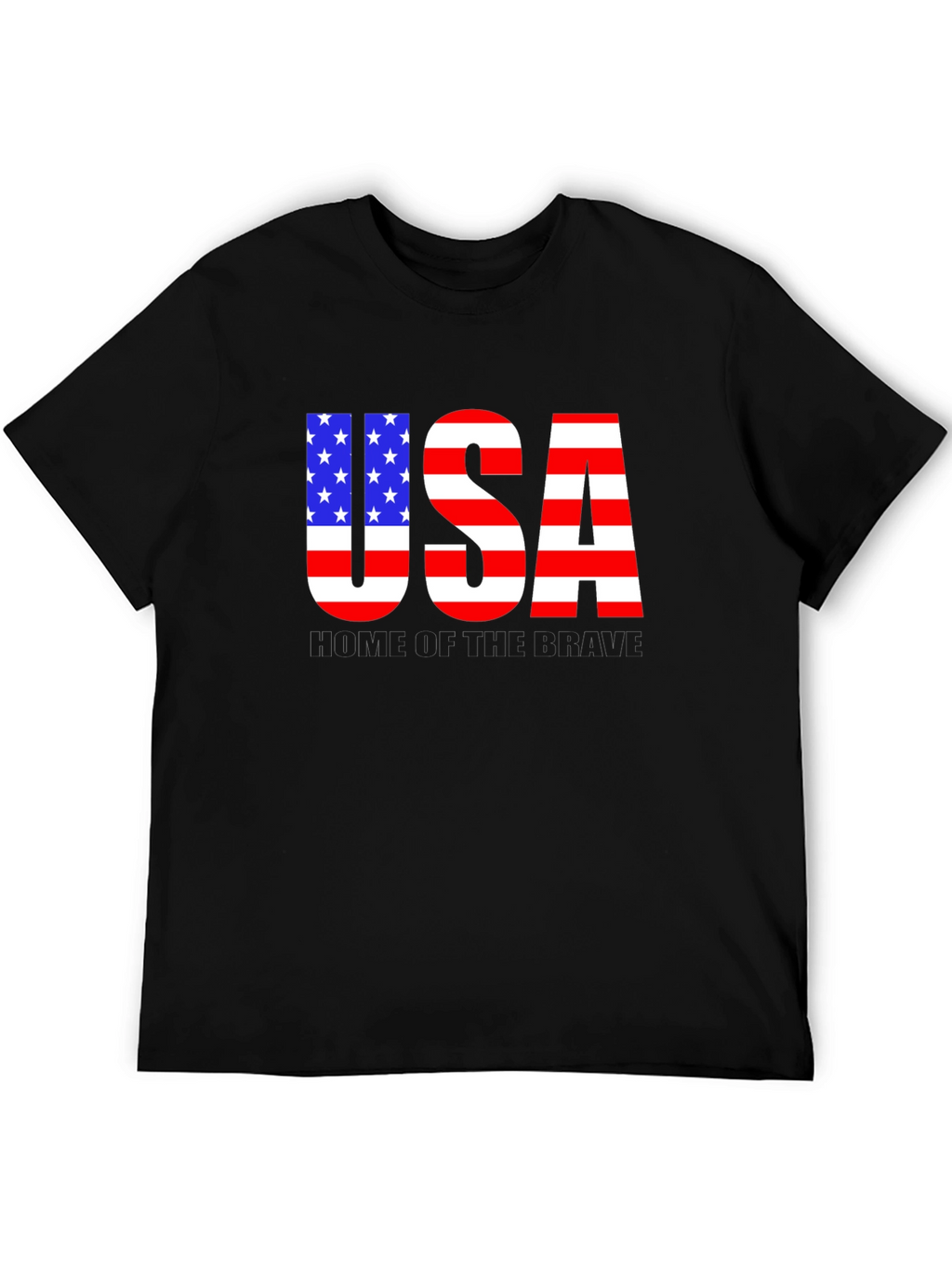 Patriotic USA Flag Graphic T-Shirt