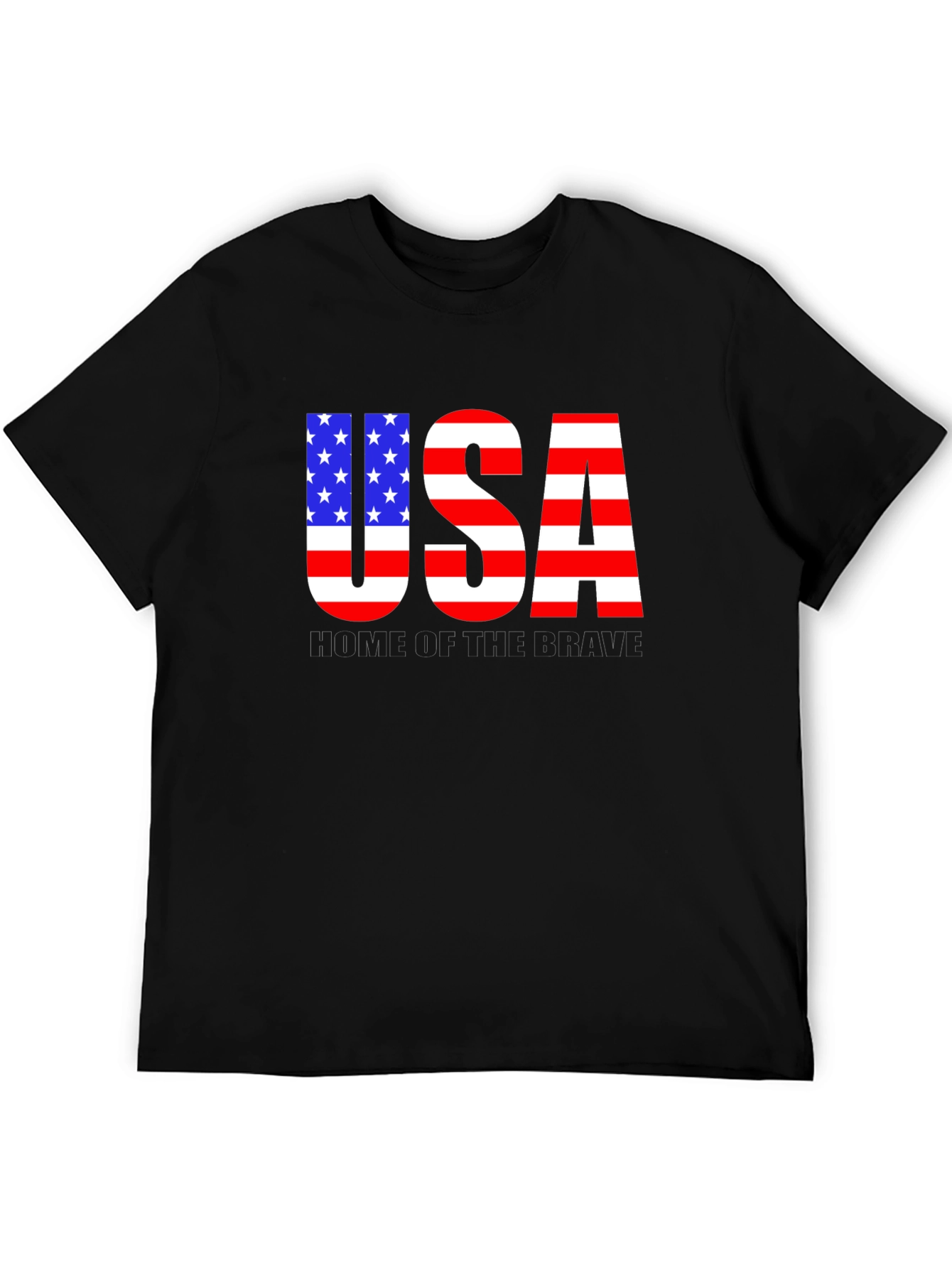 Patriotic USA Flag Graphic T-Shirt