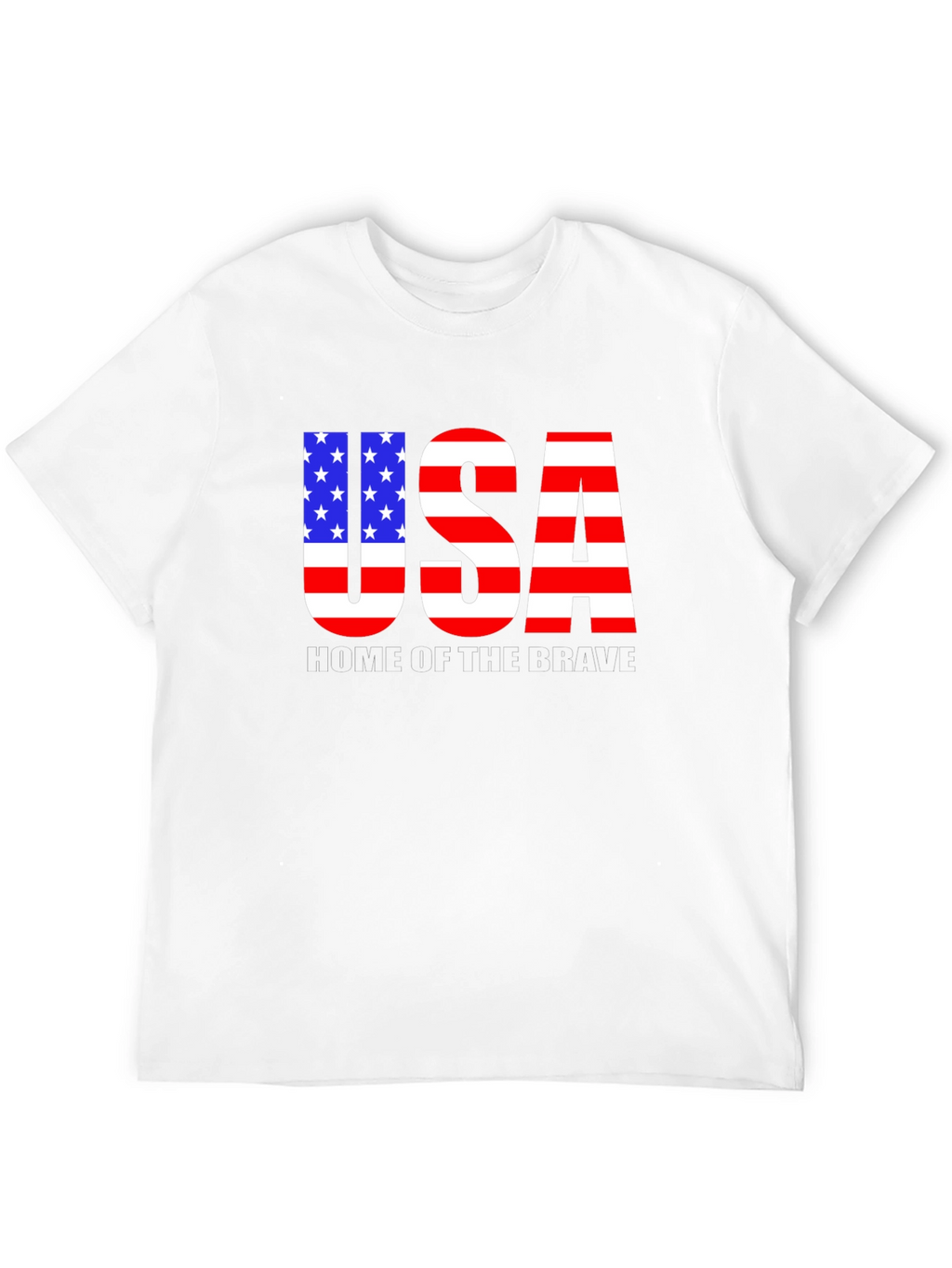 Patriotic USA Flag Graphic T-Shirt