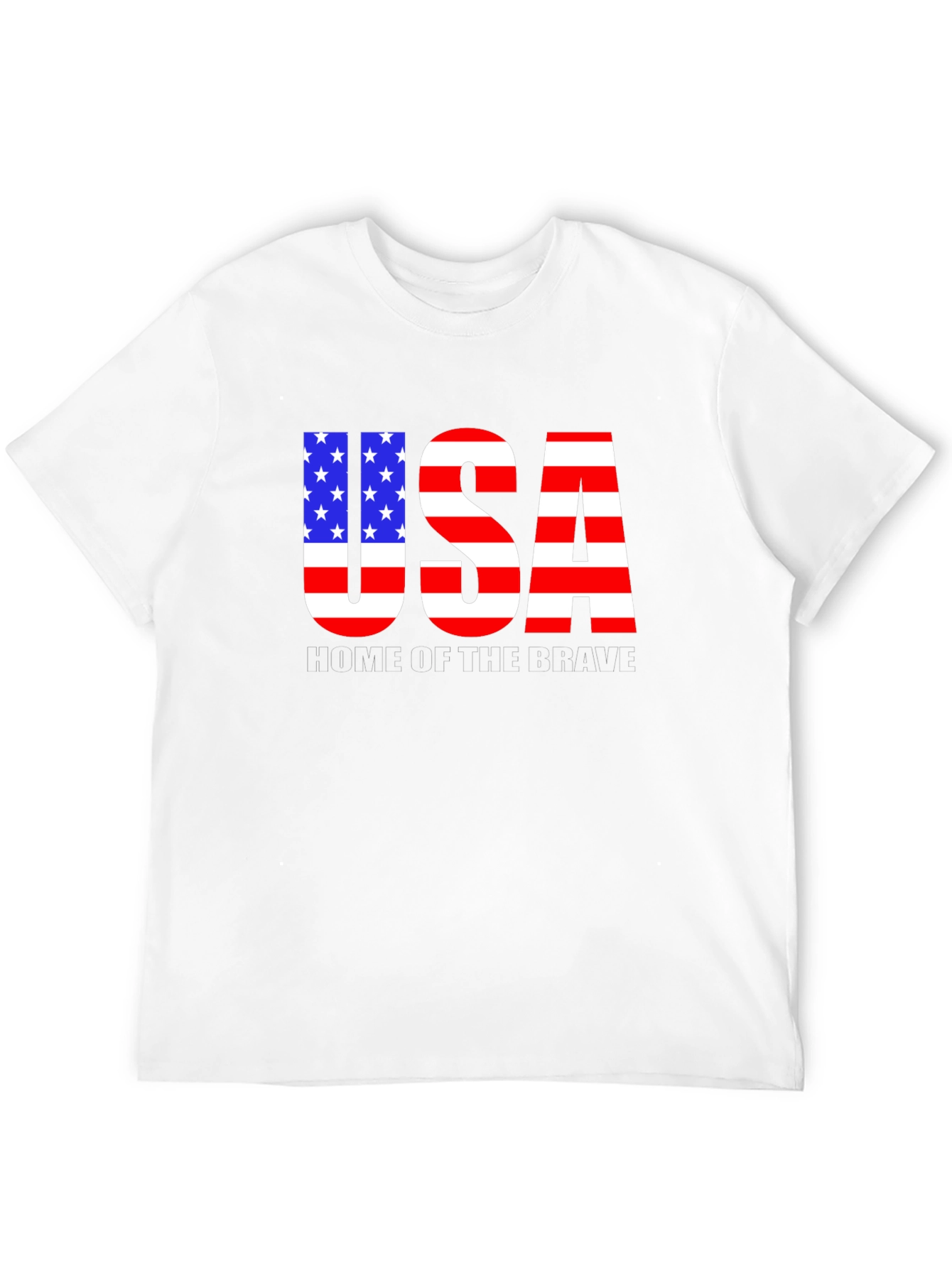 Patriotic USA Flag Graphic T-Shirt