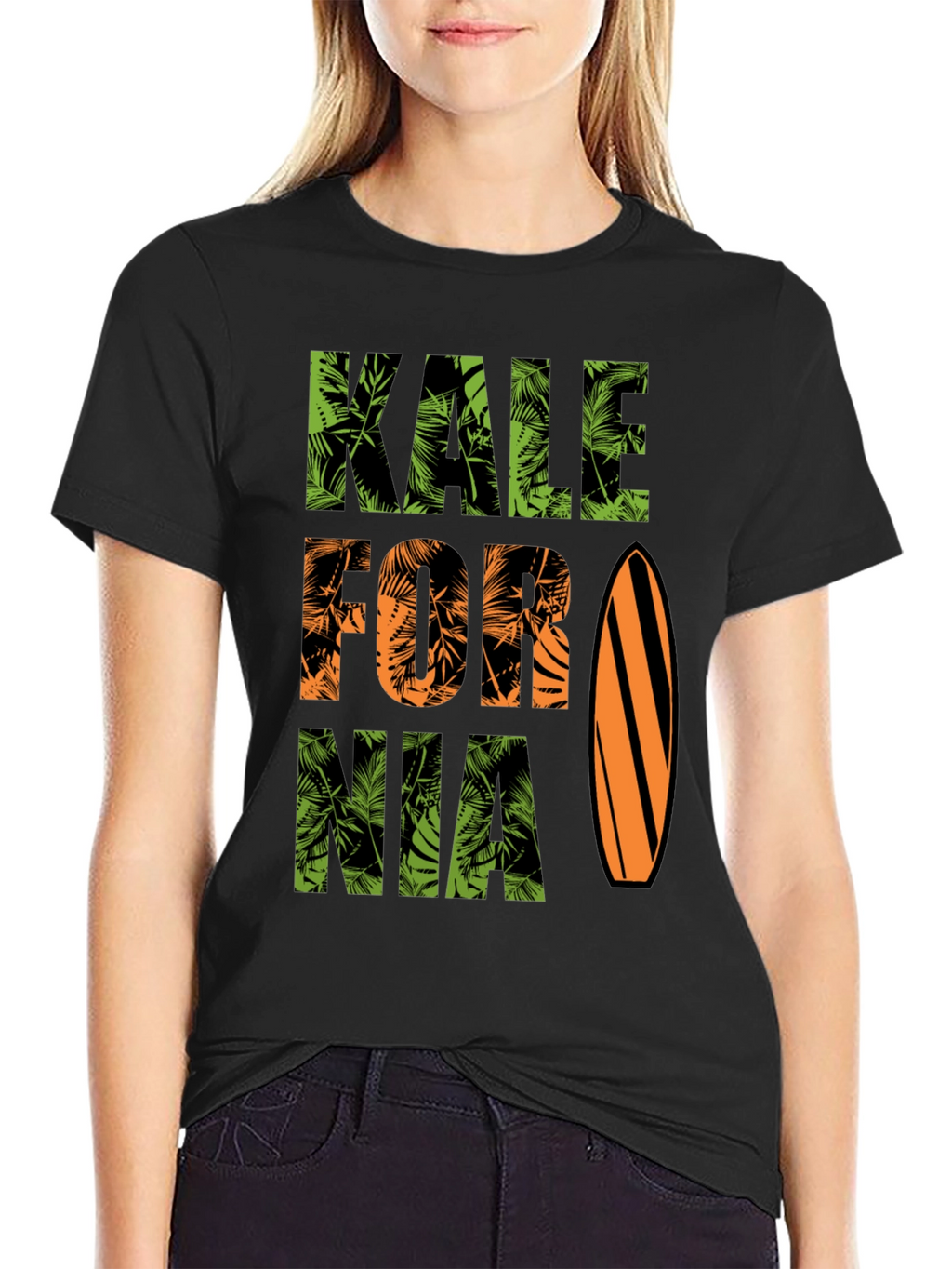 Kale-fornia Tropical Surf T-Shirt
